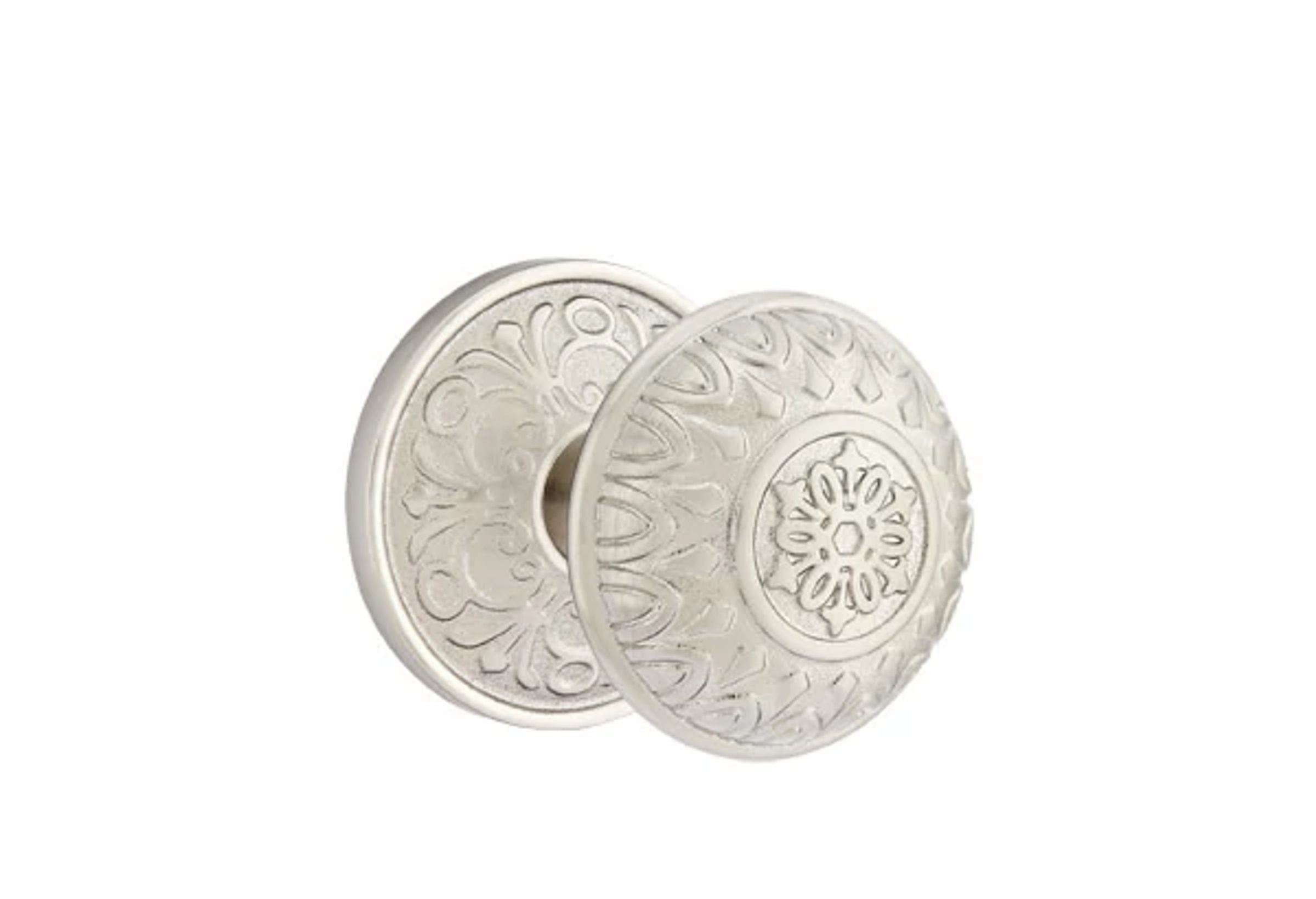 Emtek Concealed Fastener Lancaster Knob Set with Lancaster Rosette