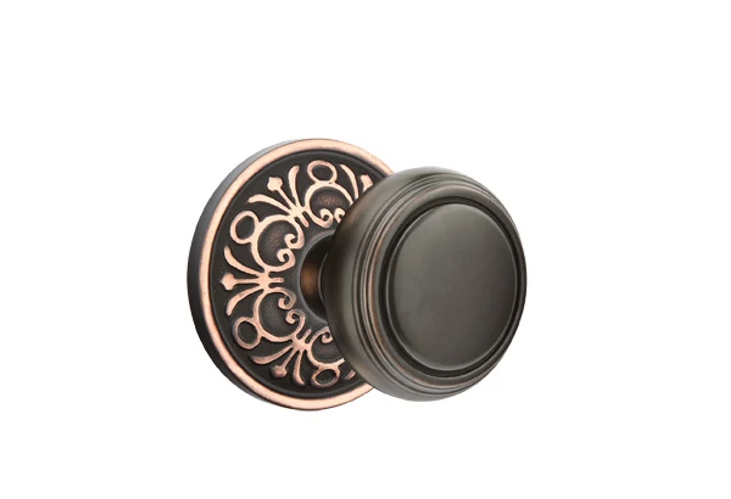 Emtek Norwich Knob Set with Lancaster Rosette