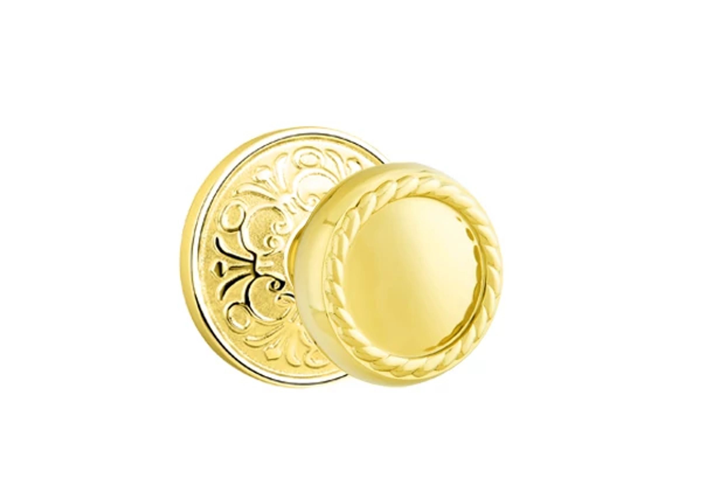 Emtek Rope Knob Set with Lancaster Rosette