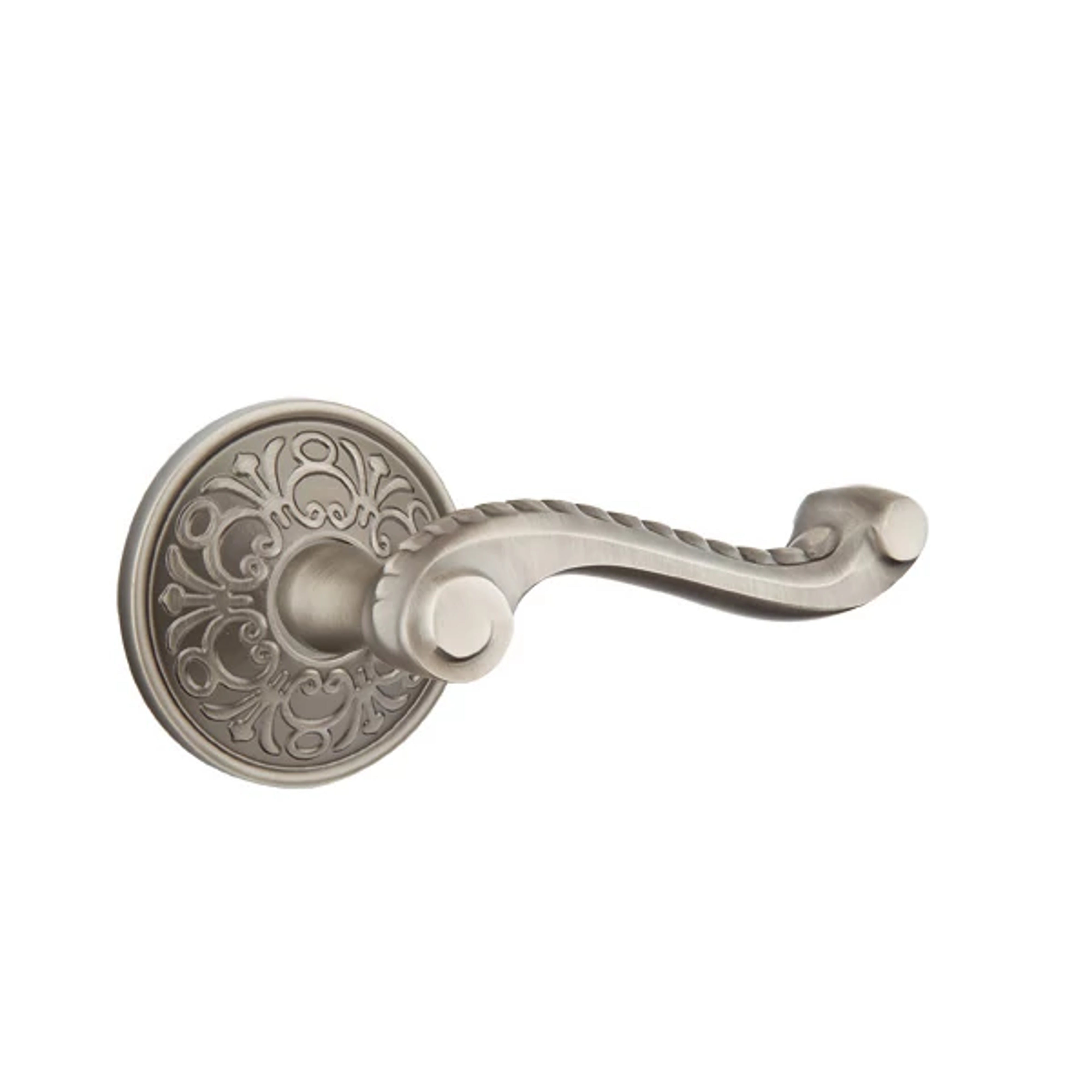 Emtek Concealed Fastener Rope Lever Set with Lancaster Rosette