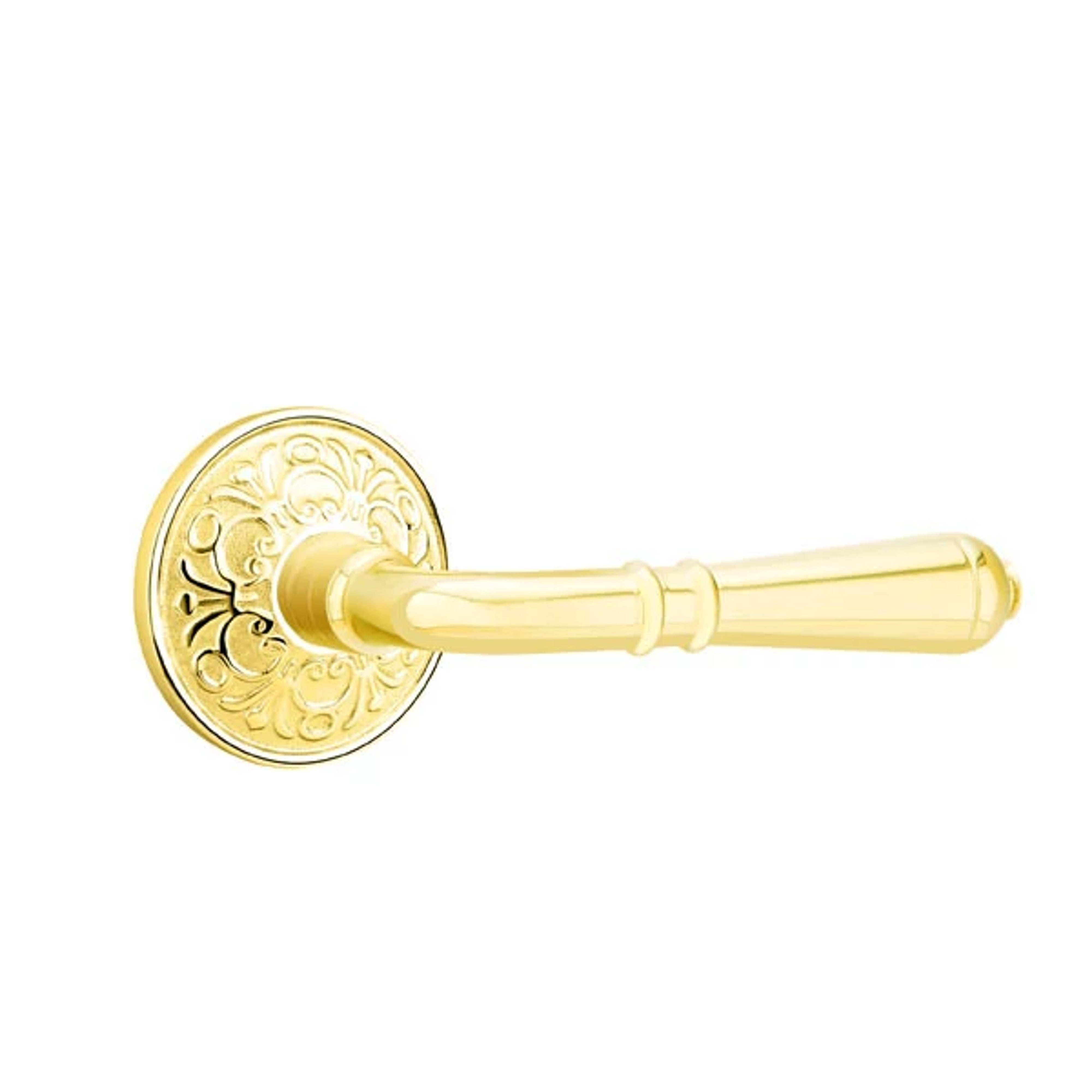 Emtek Turino Lever Set with Lancaster Rosette