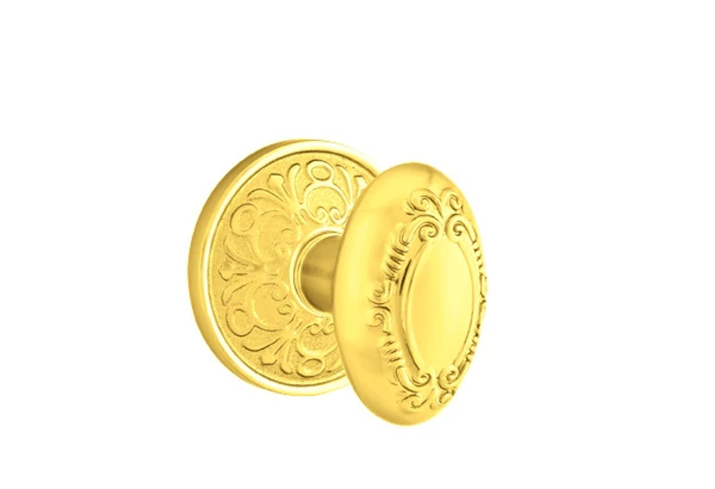 Emtek Victoria Knob Set with Lancaster Rosette