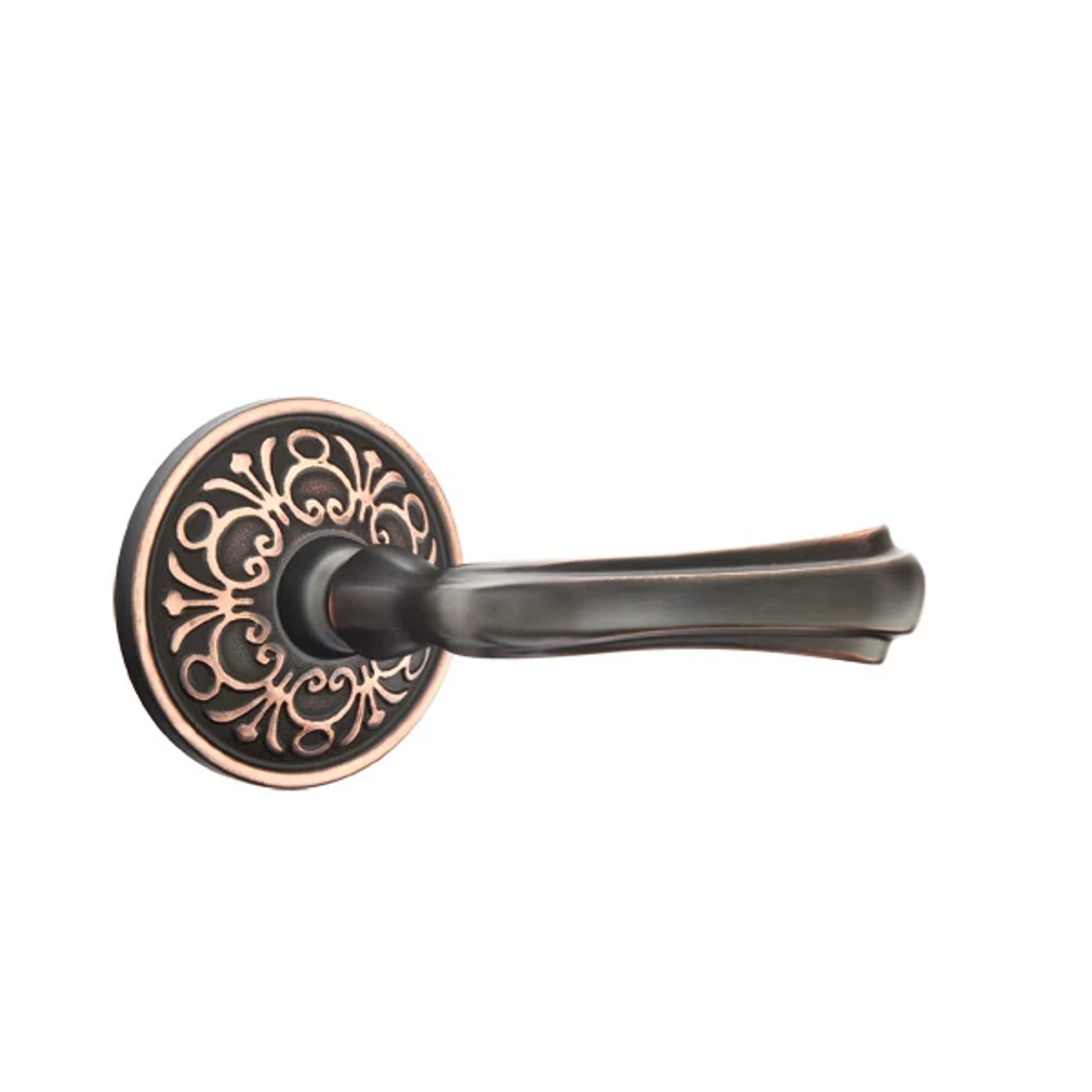 Emtek Concealed Fastener Wembley Lever Set with Lancaster Rosette