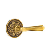 Emtek Concealed Fastener Wembley Lever Set with Lancaster Rosette