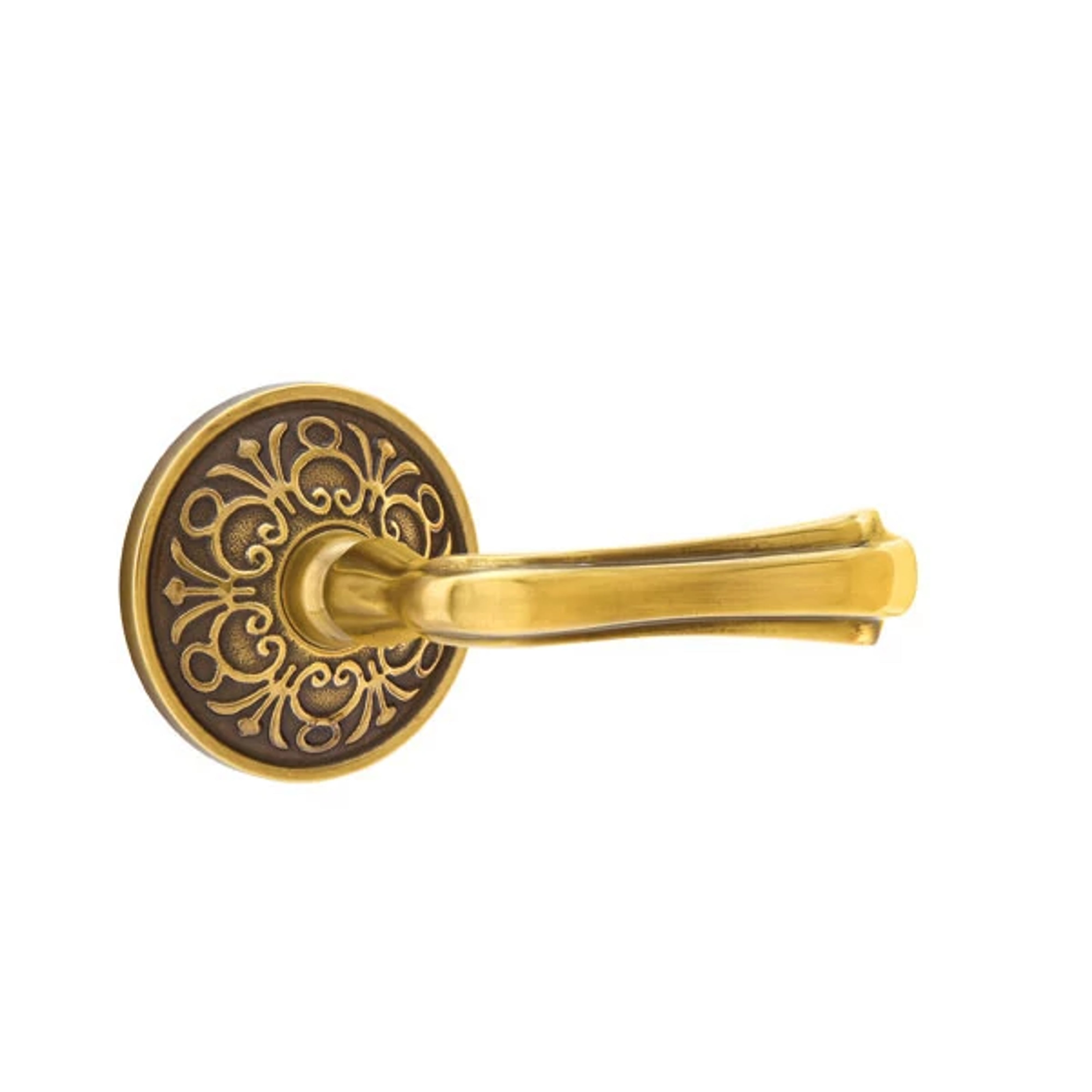 Emtek Concealed Fastener Wembley Lever Set with Lancaster Rosette