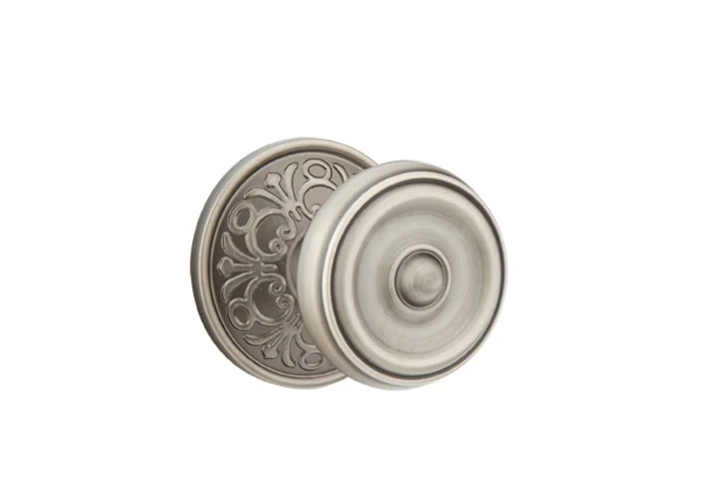 Emtek Waverly Knob Set with Lancaster Rosette