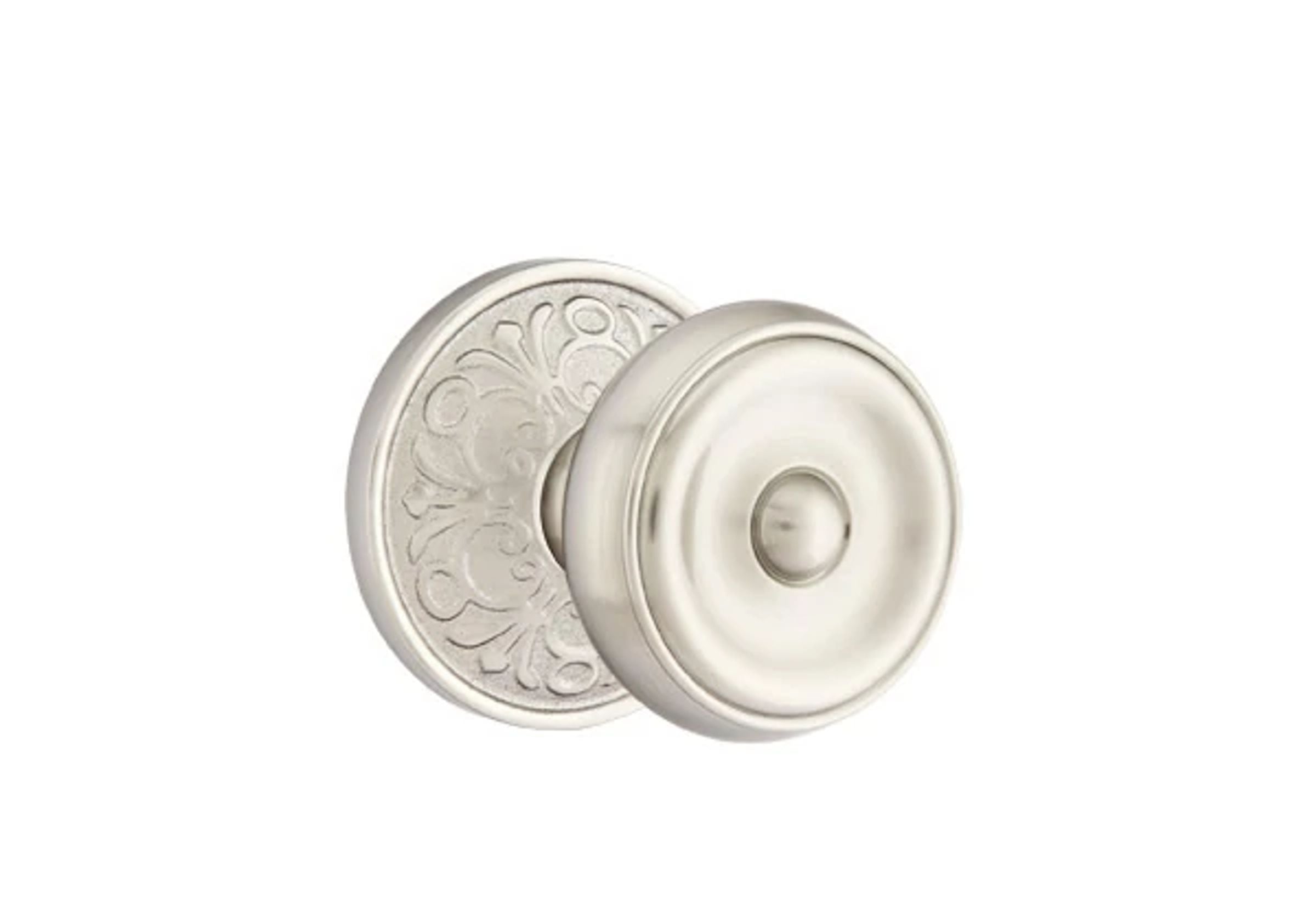 Emtek Waverly Knob Set with Lancaster Rosette