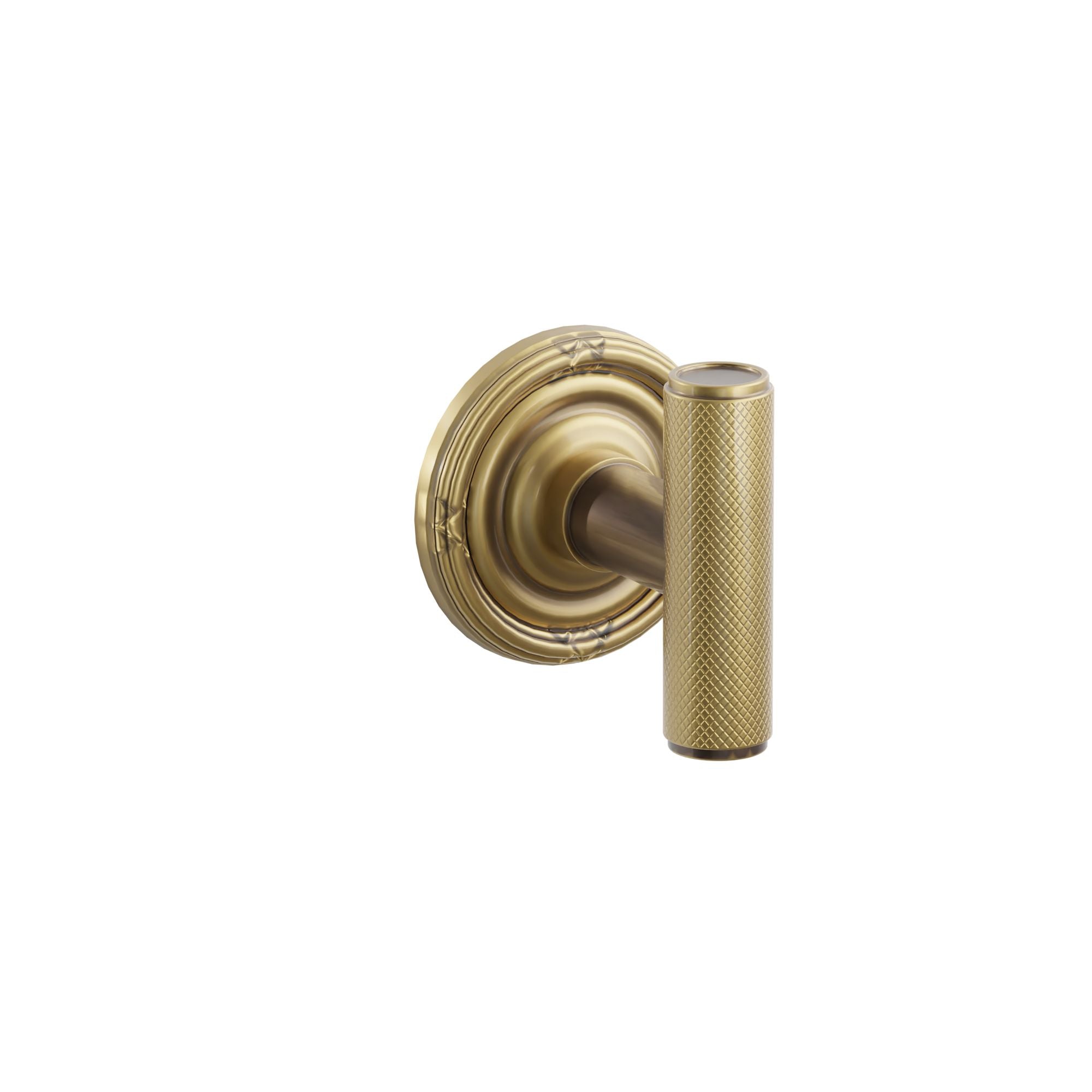 Emtek Concealed Fastener Ace Knurled Knob Set With Ribbon & Reed