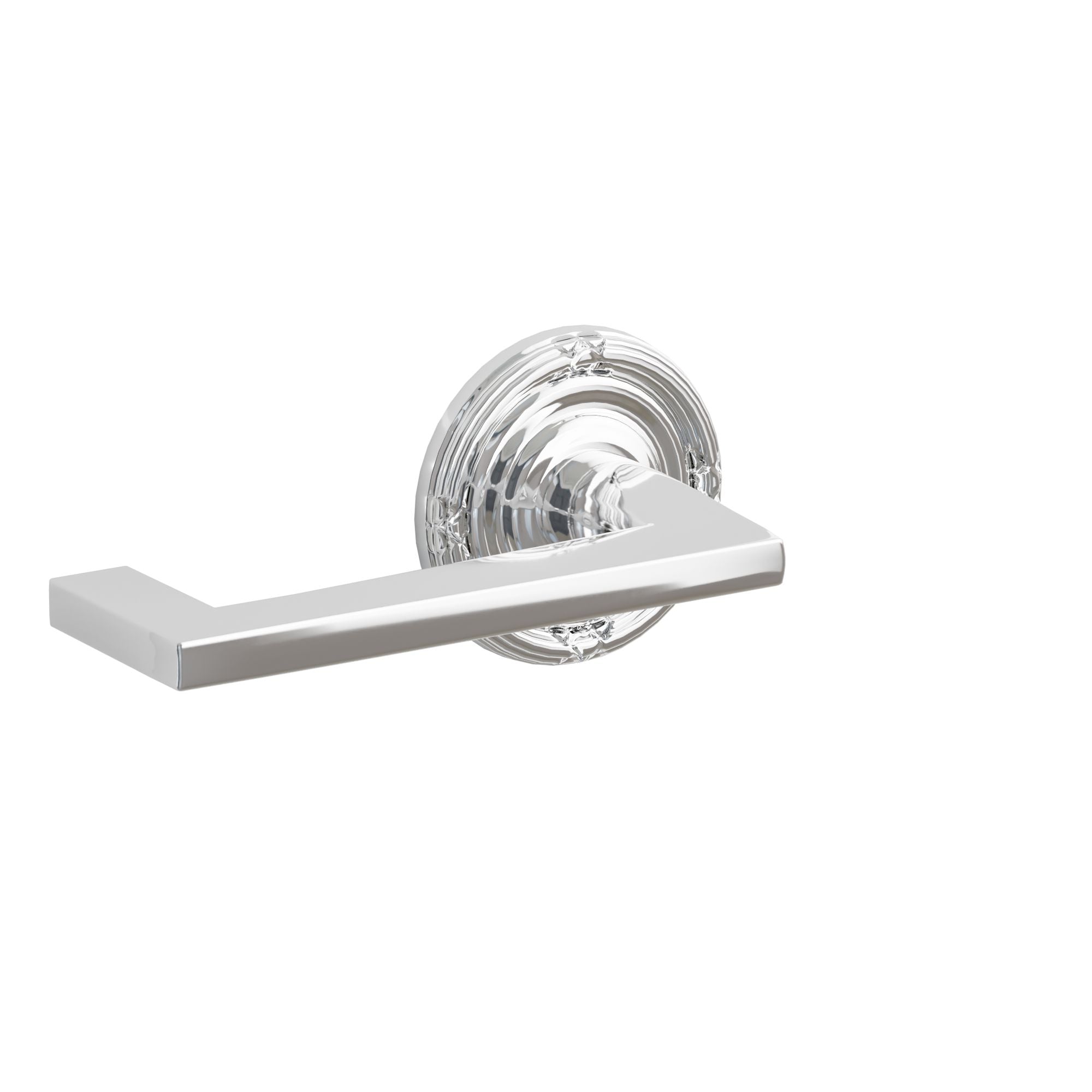 Emtek Wembley Lever Set with Lancaster Rosette