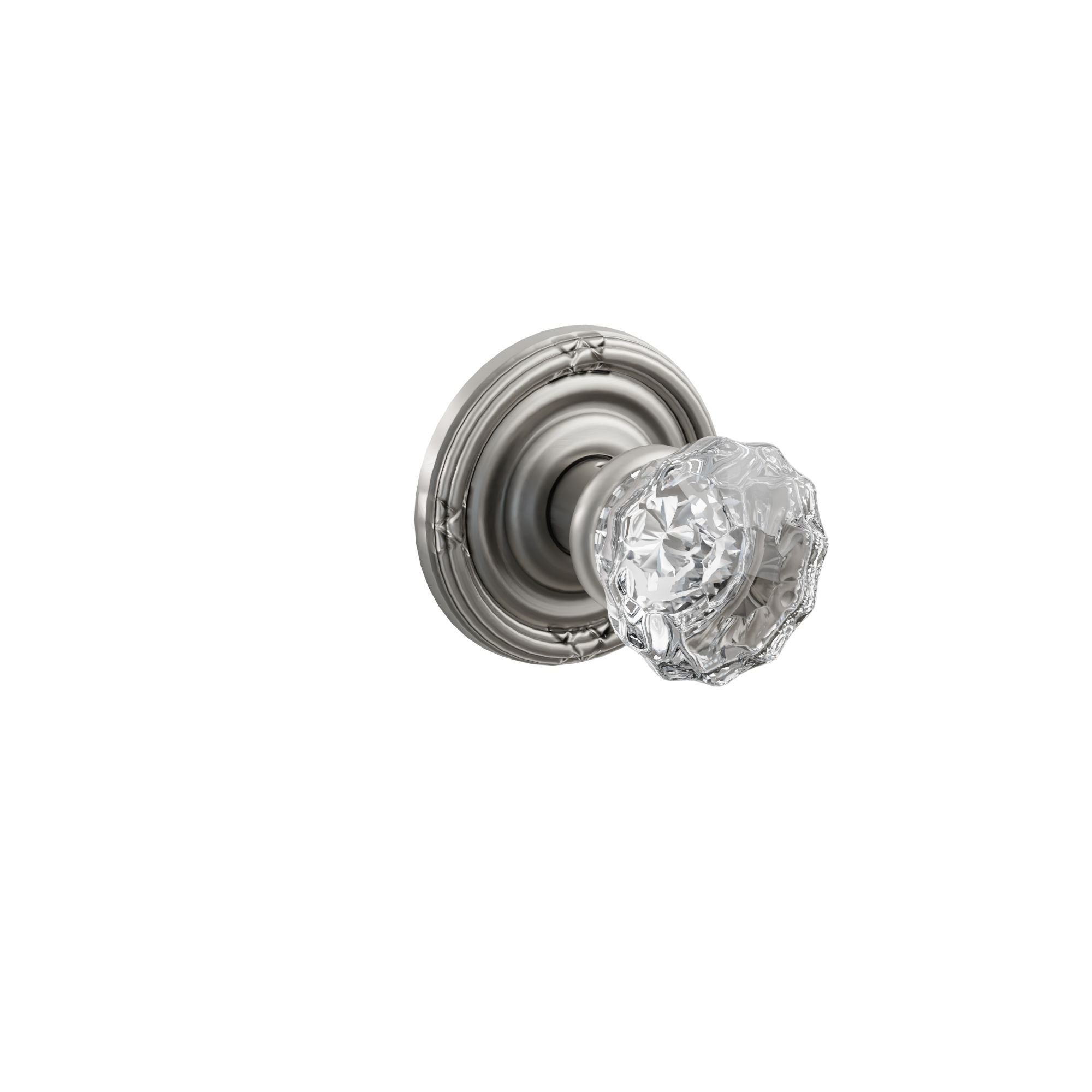 Emtek Concealed Fastener Astoria Glass Knob Set With Ribbon & Reed