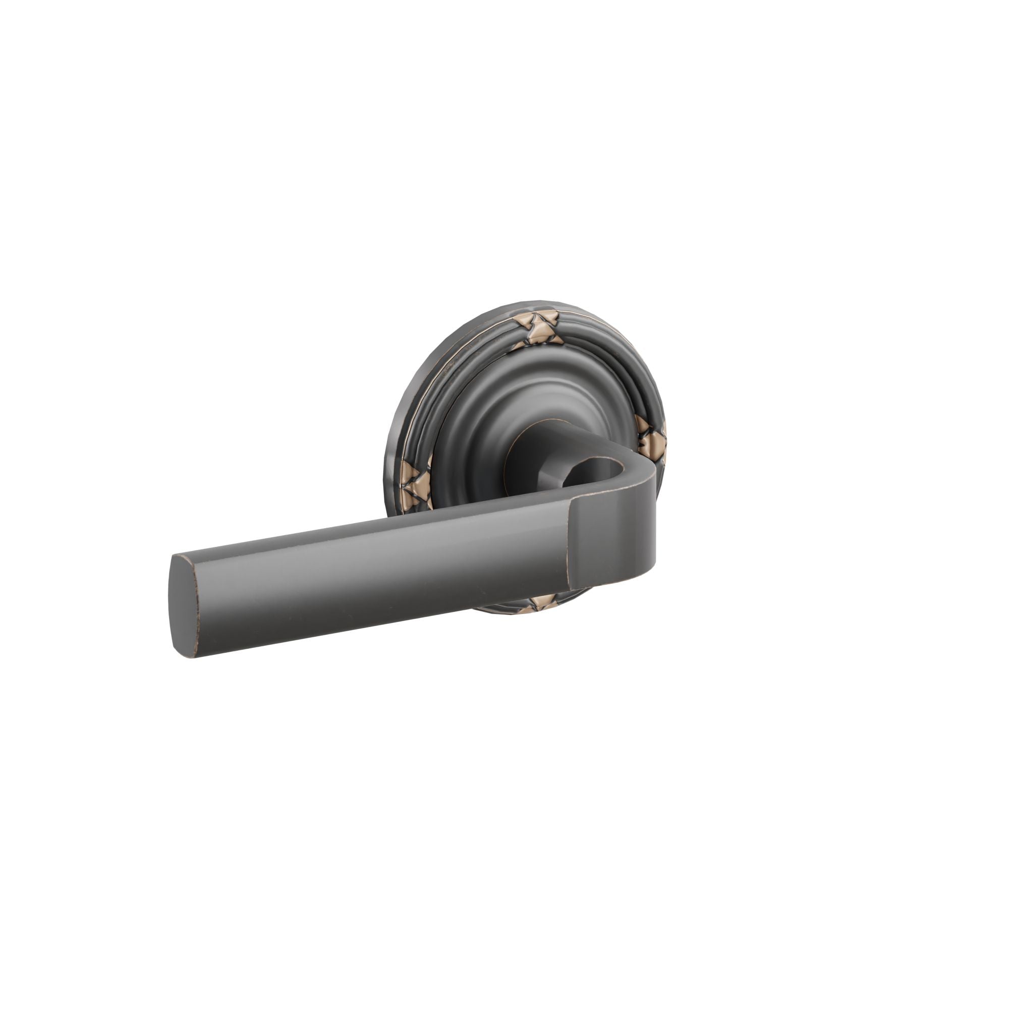 Emtek Argos Lever Set with Ribbon & Reed