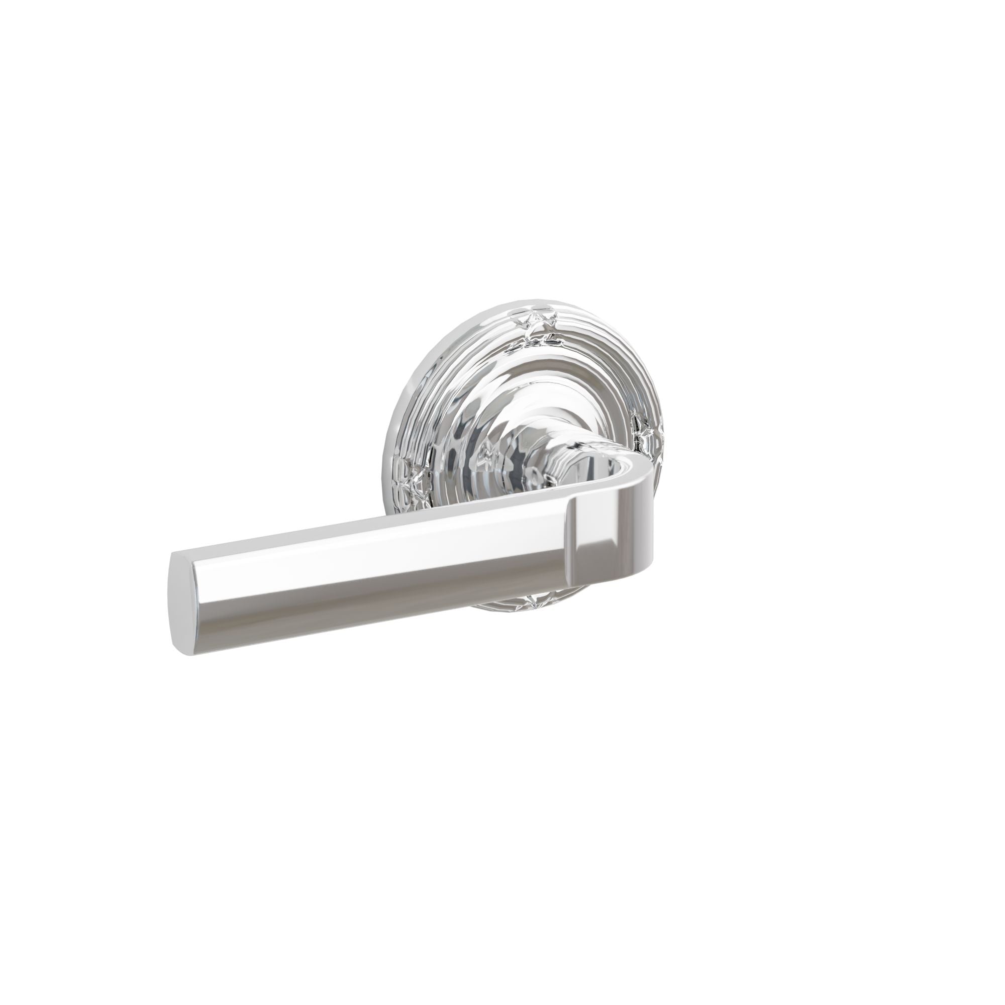 Emtek Concealed Fastener Aston Lever Set With Ribbon & Reed