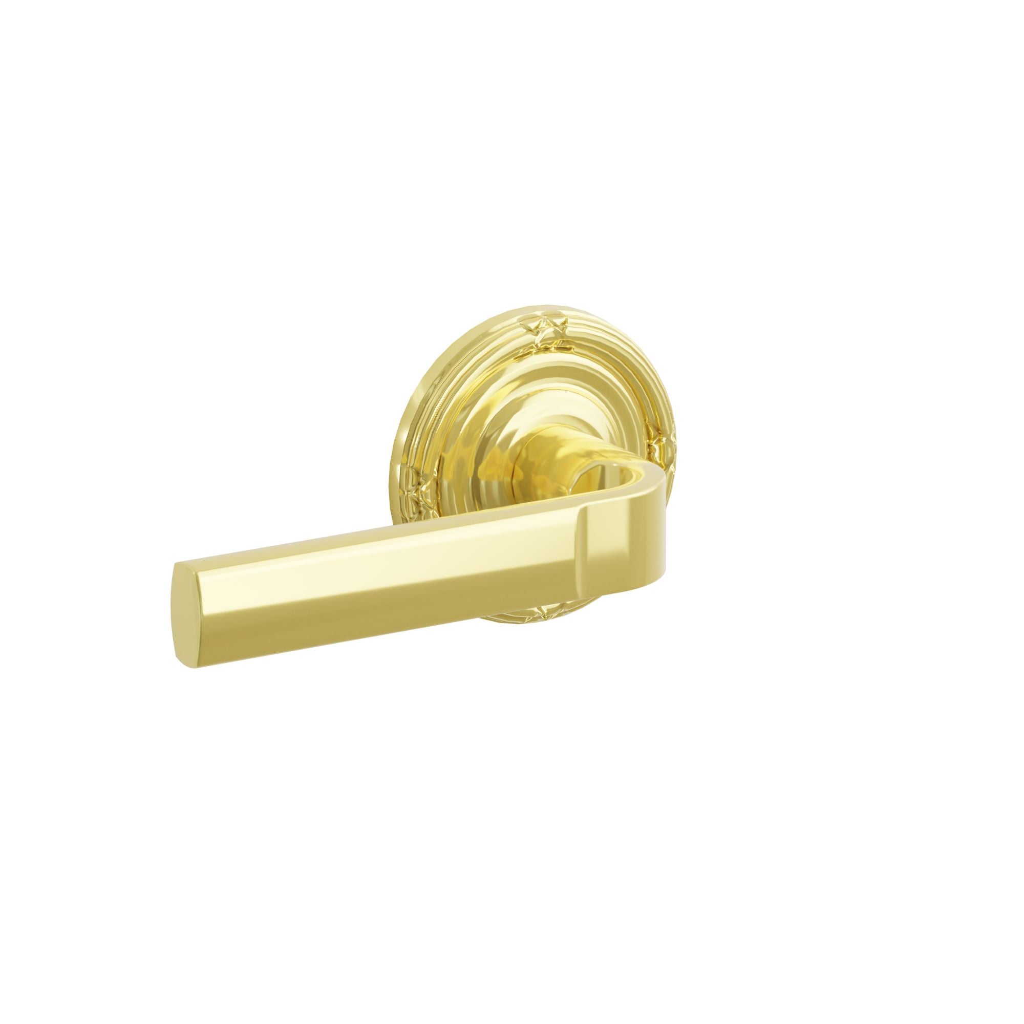 Emtek Concealed Fastener Aston Lever Set With Ribbon & Reed