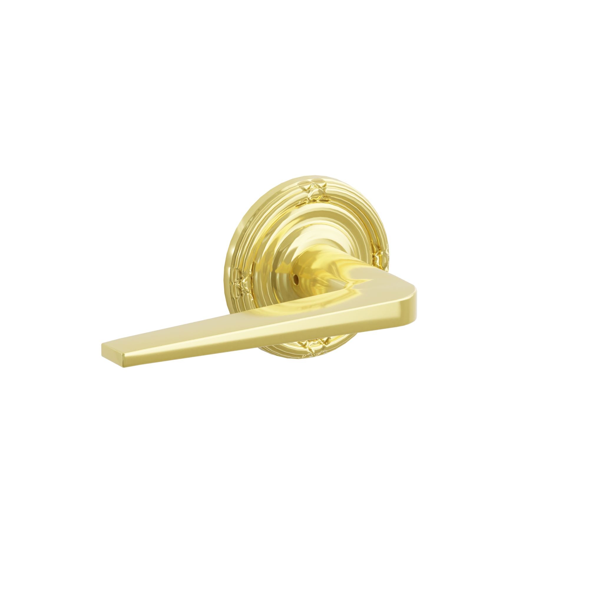 Emtek Aston Lever Set with Ribbon & Reed