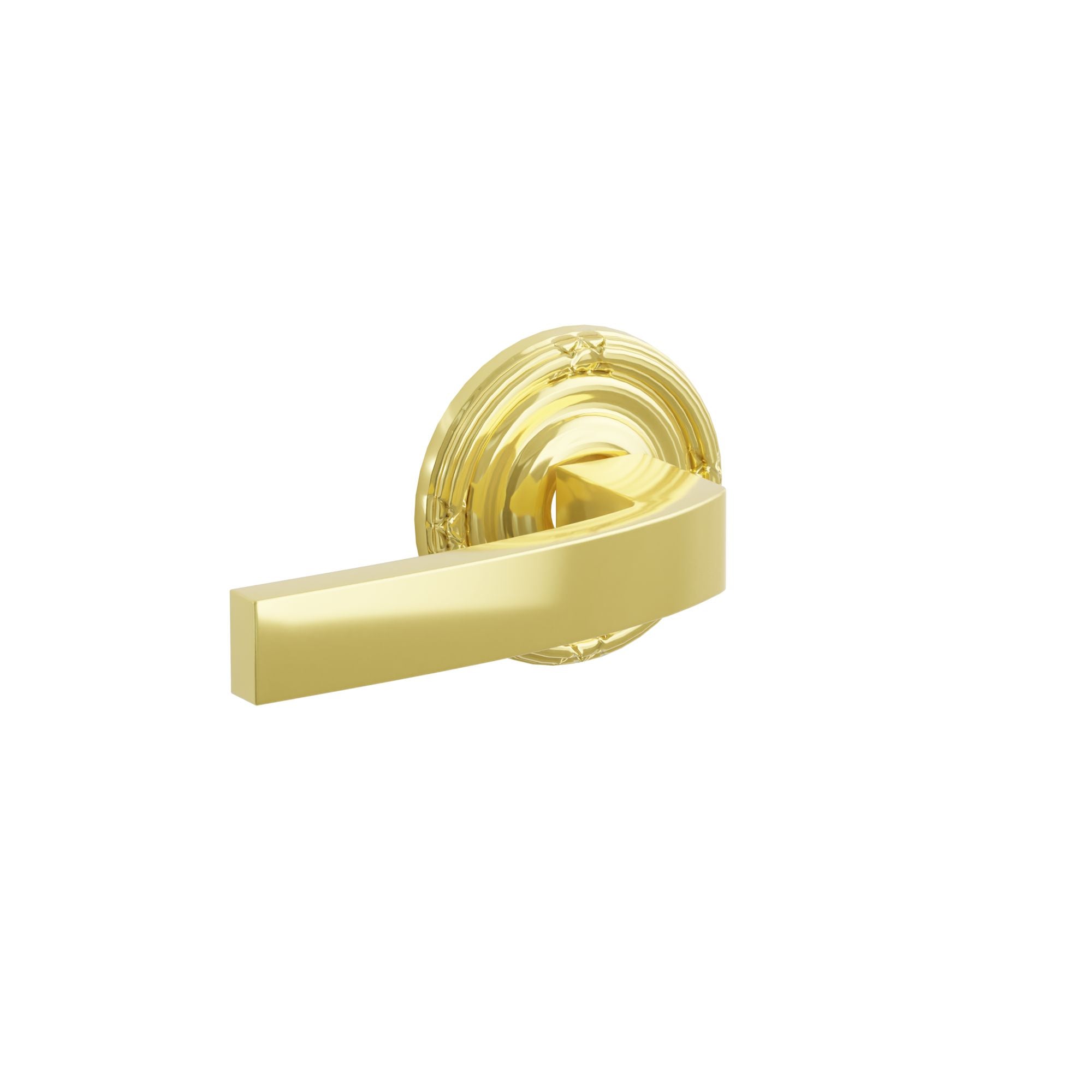 Emtek Concealed Fastener Breslin Lever Set With Ribbon & Reed