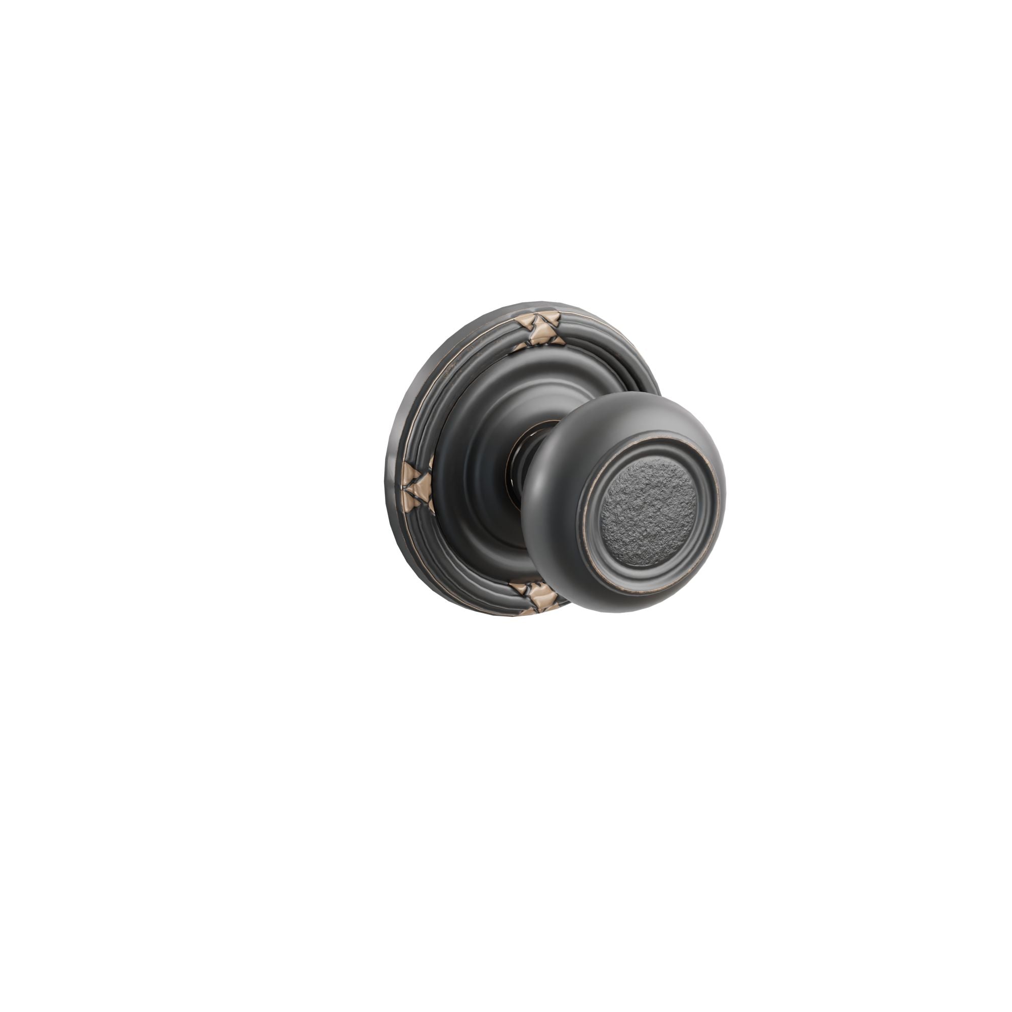Emtek Concealed Fastener Belmont Knob Set With Ribbon & Reed