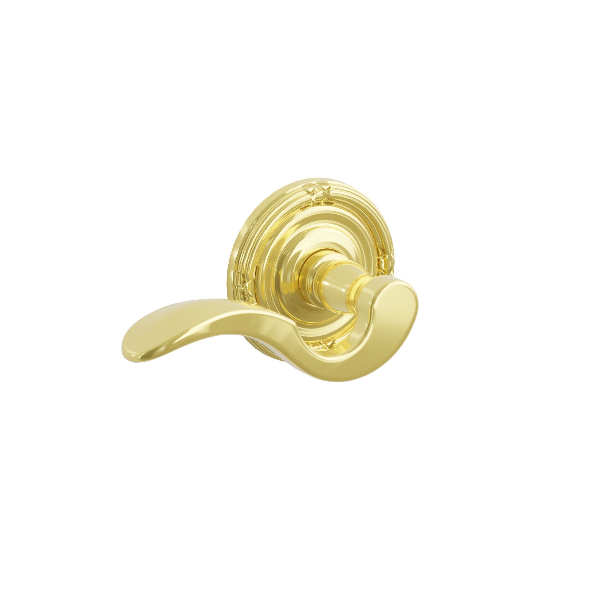 Emtek Concealed Fastener Cortina Lever Set with Ribbon & Reed