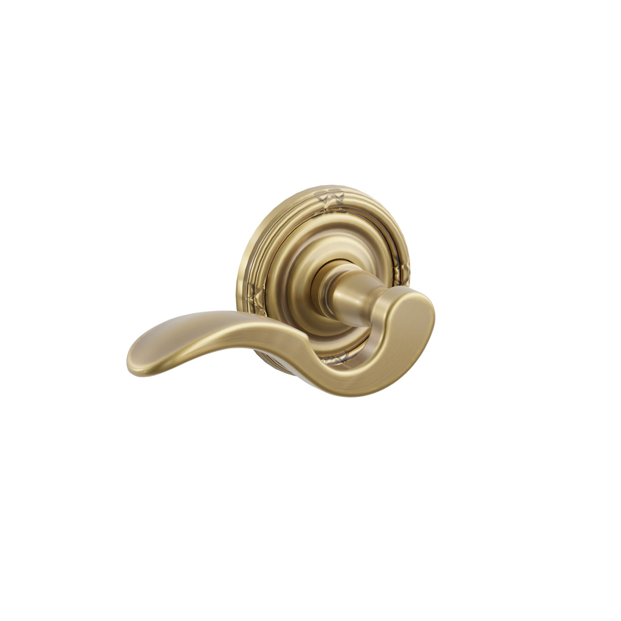 Emtek Concealed Fastener Cortina Lever Set with Ribbon & Reed