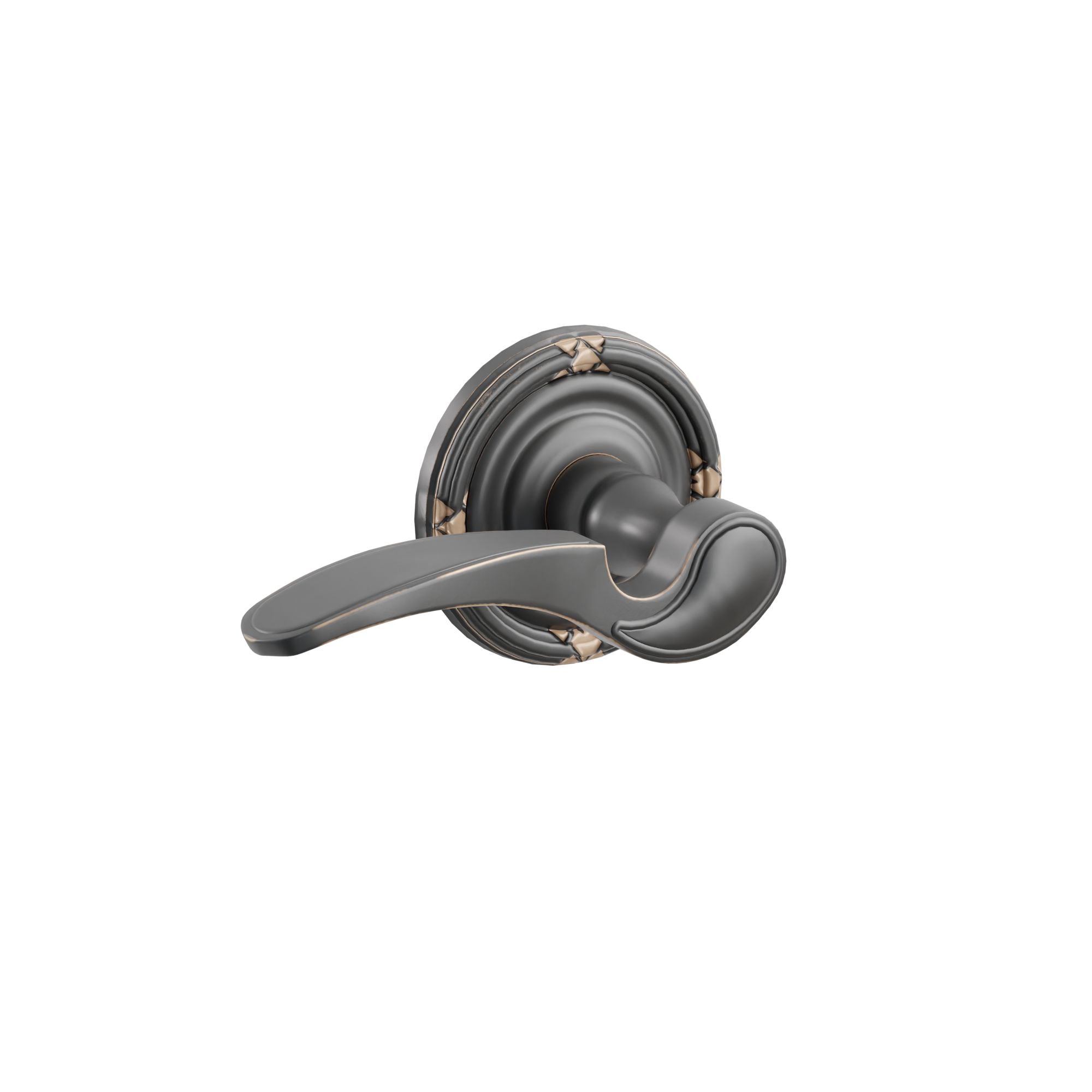 Emtek Coventry Lever Set with Ribbon & Reed