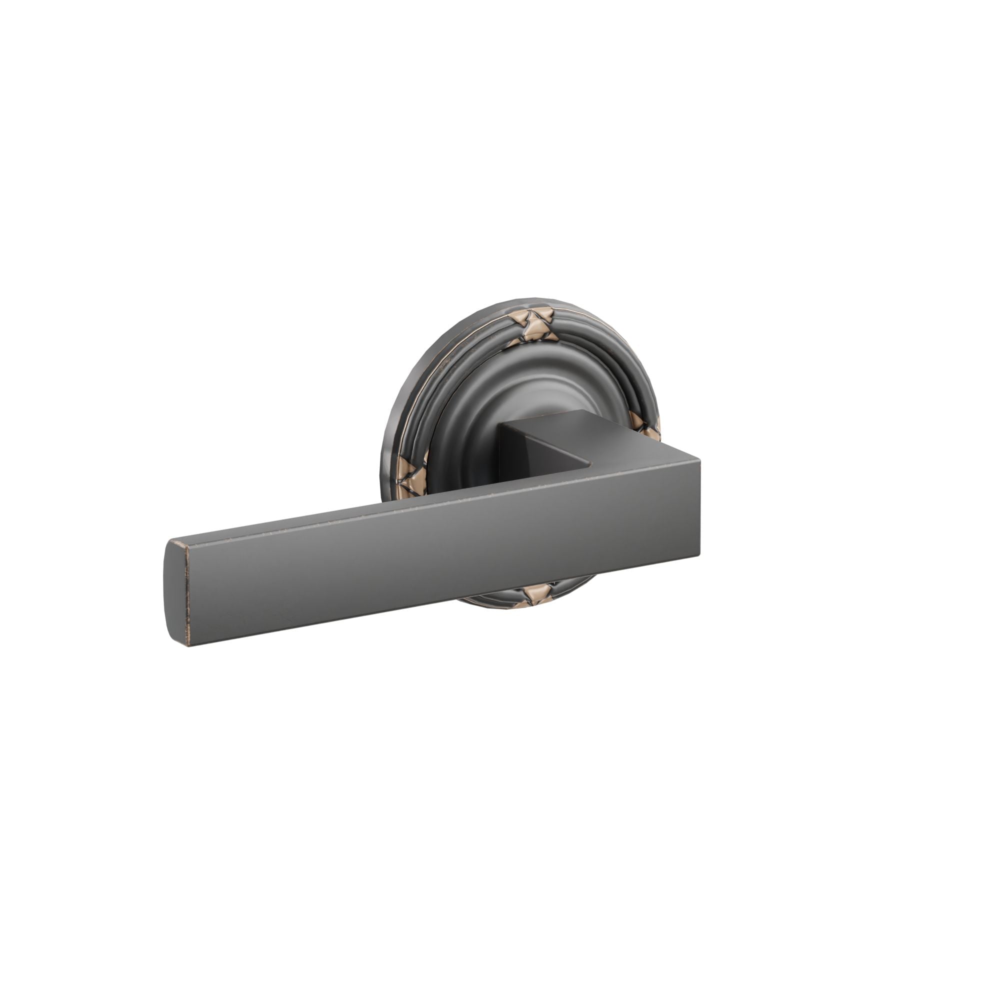 Emtek Concealed Fastener Dumont Lever Set With Ribbon & Reed