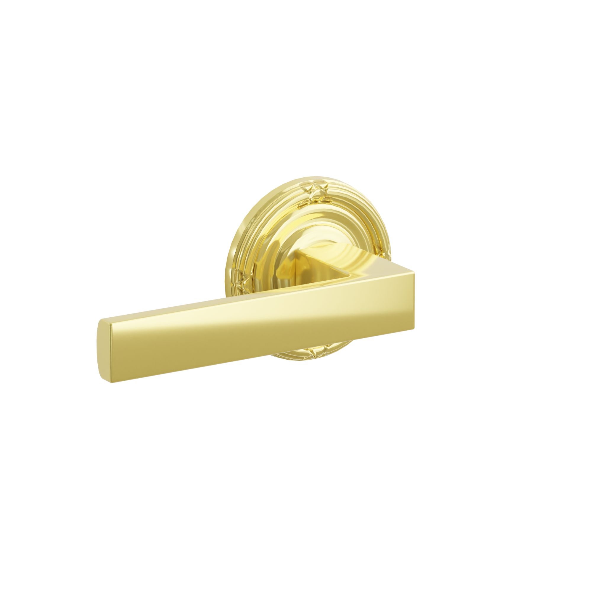 Emtek Concealed Fastener Dumont Lever Set With Ribbon & Reed