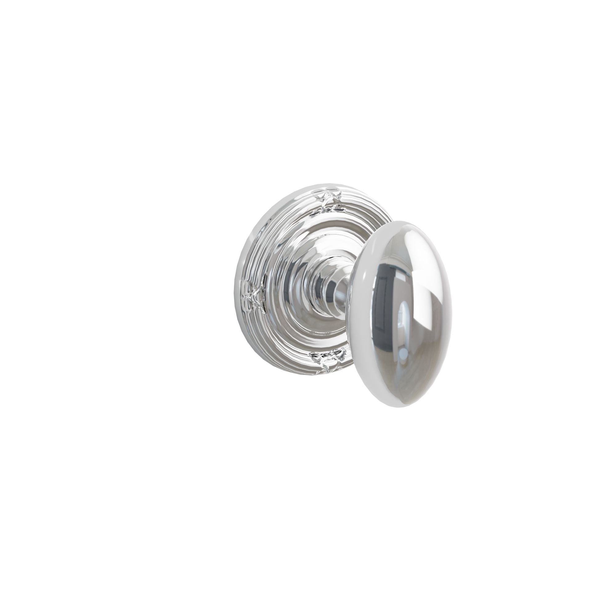Emtek Concealed Fastener Egg Knob Set with Ribbon & Reed