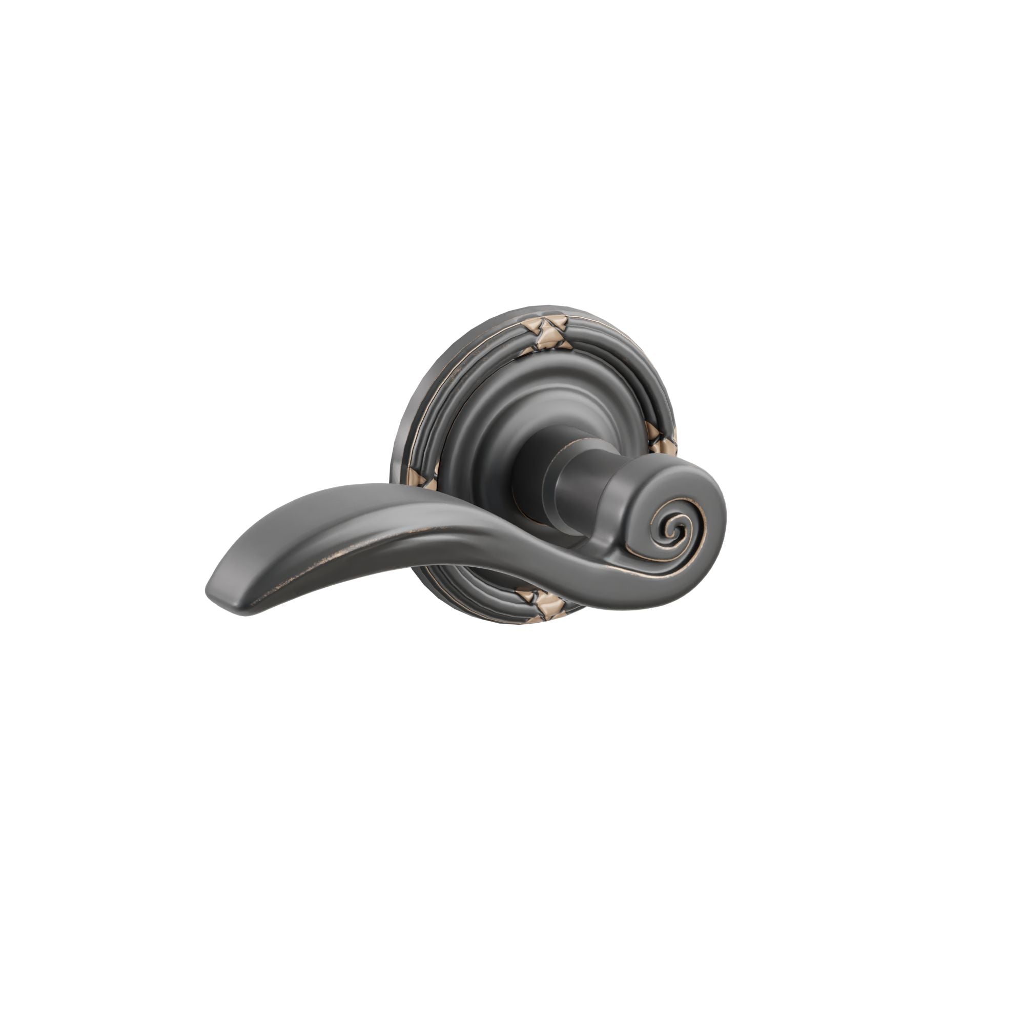 Emtek Elan Lever Set with Ribbon & Reed