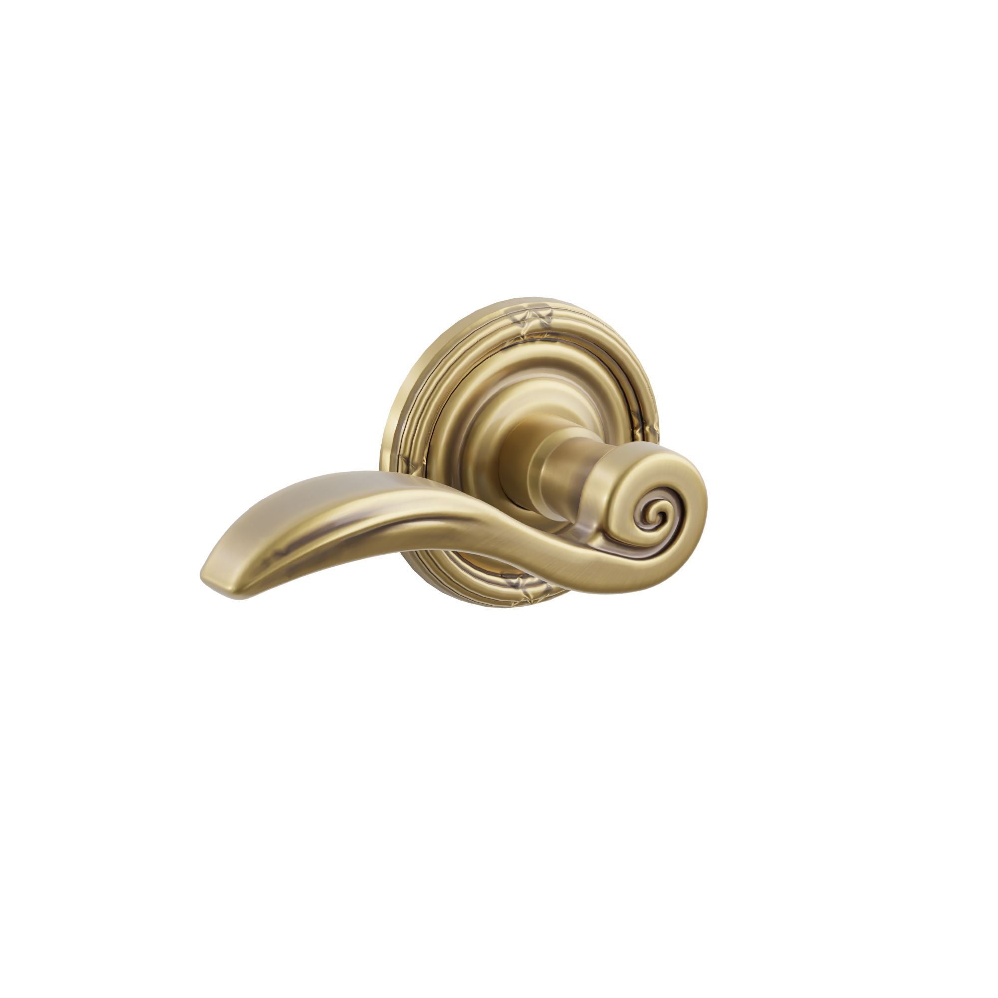 Emtek Concealed Fastener Elan Lever Set with Ribbon & Reed