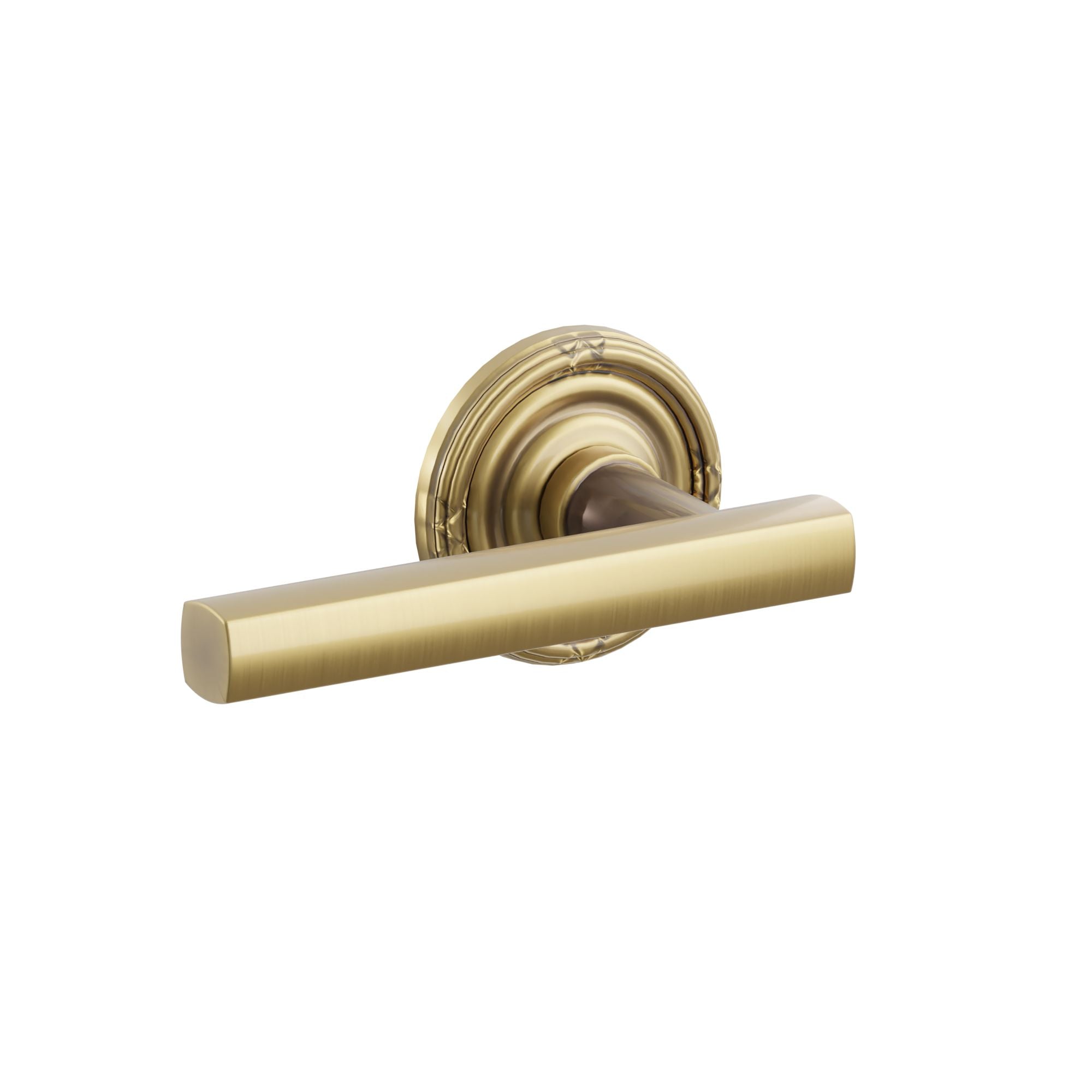 Emtek Freestone Lever Set with Ribbon & Reed