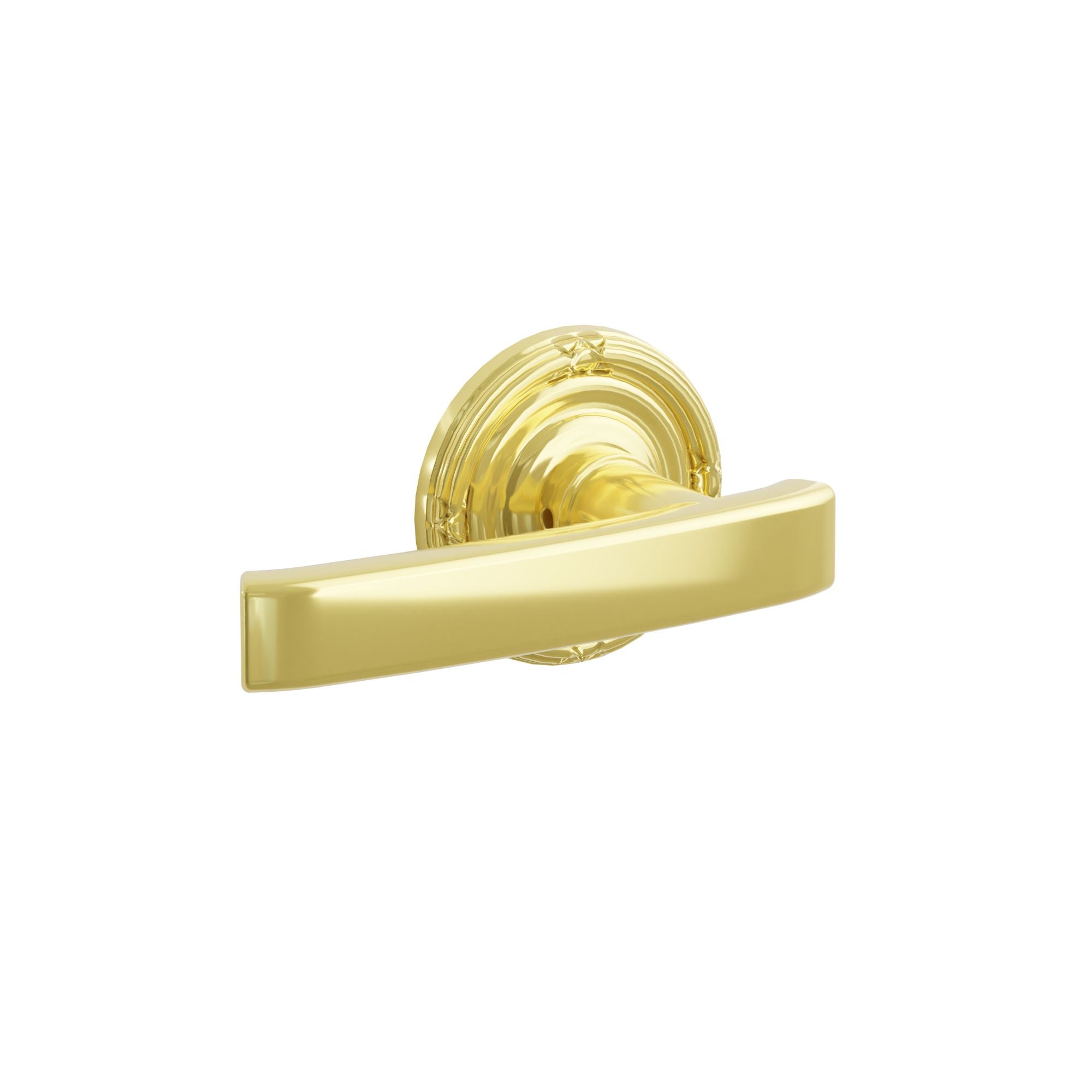 Emtek Freestone Lever Set with Ribbon & Reed