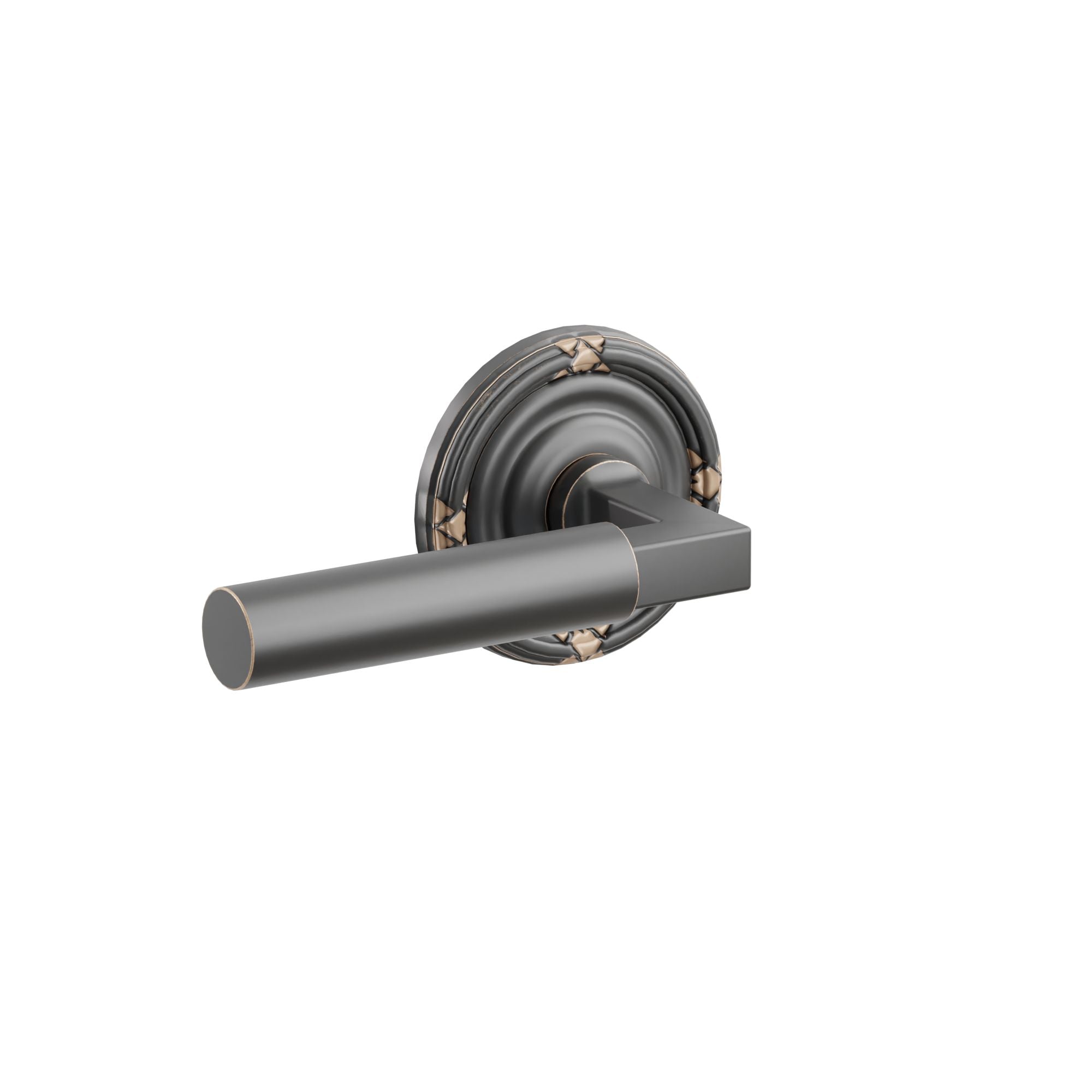 Emtek Geneva Lever Set with Ribbon & Reed