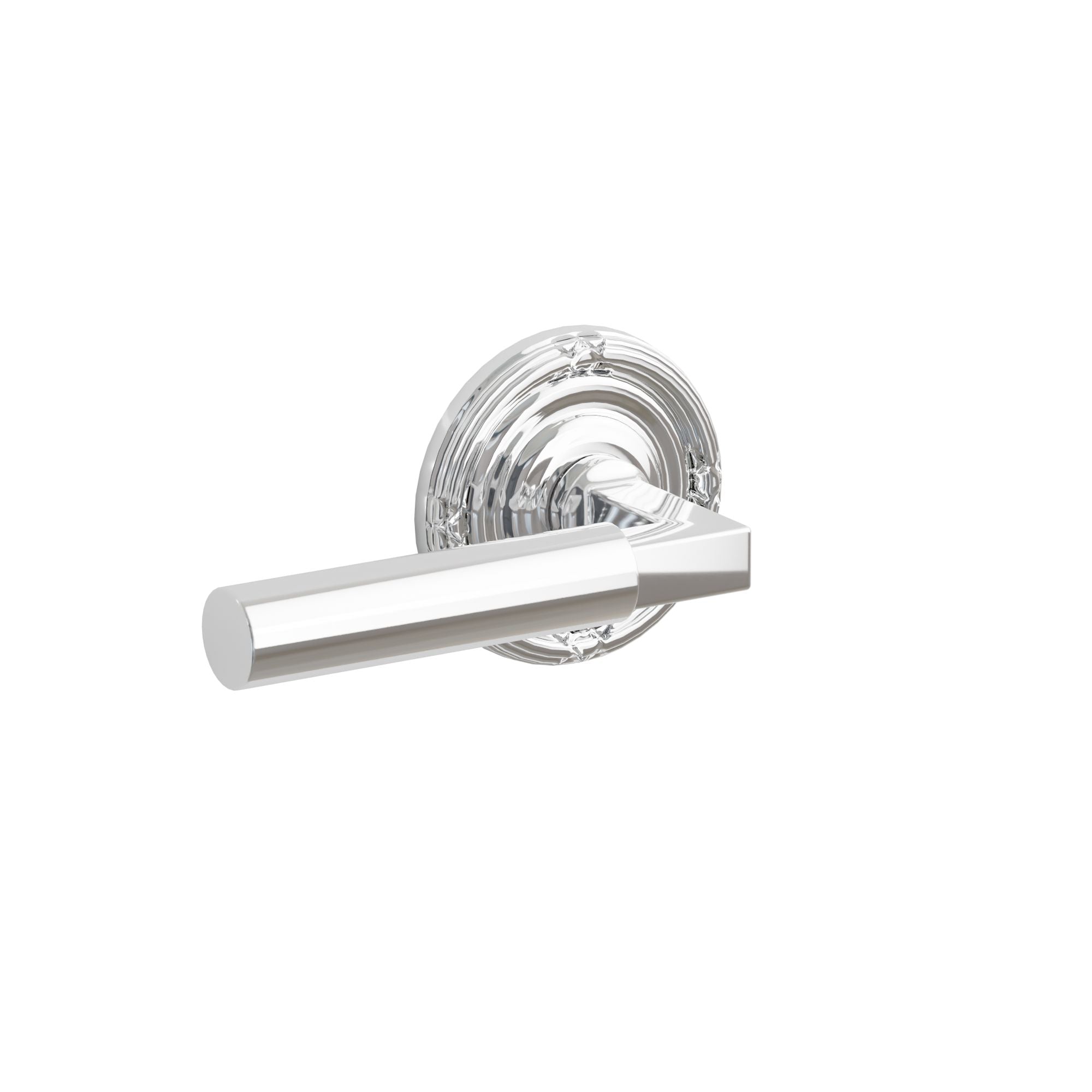 Emtek Concealed Fastener Hercules Lever Set With Ribbon & Reed