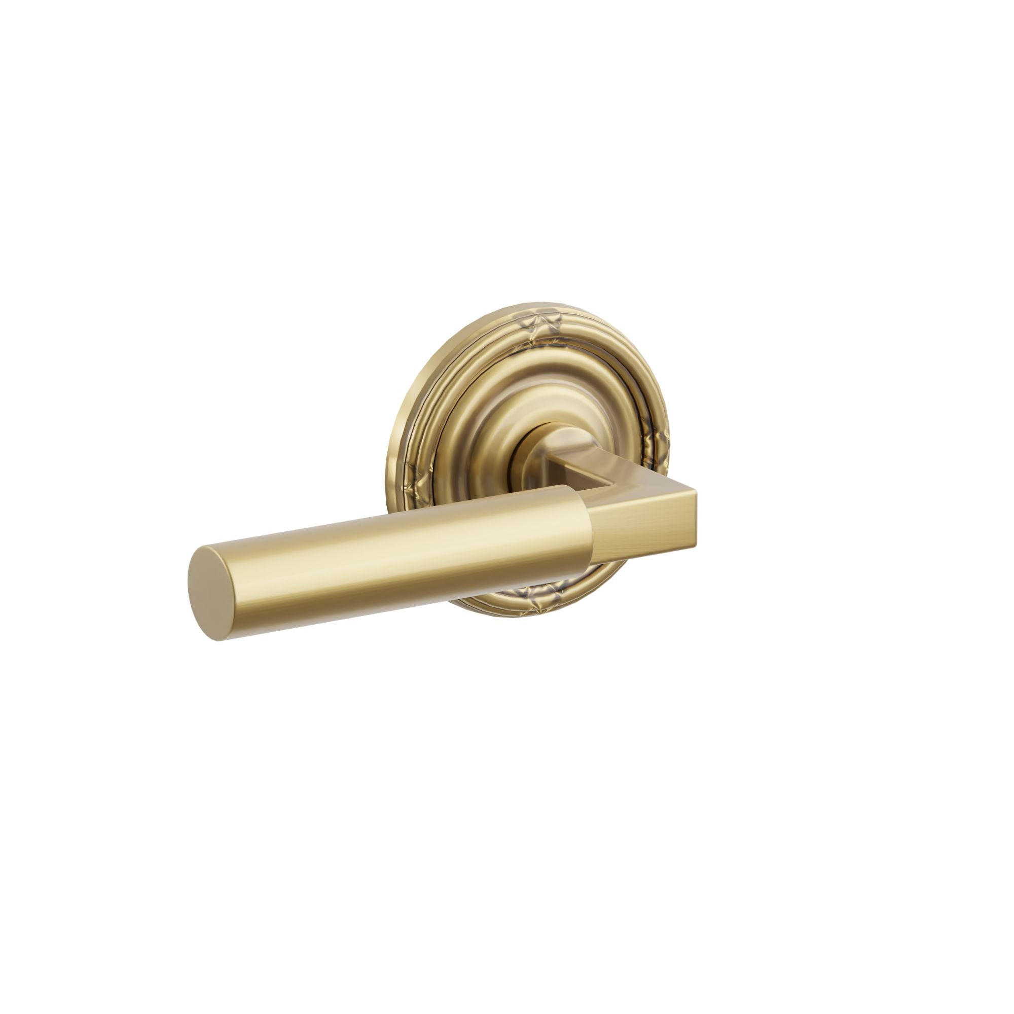 Emtek Geneva Lever Set with Ribbon & Reed