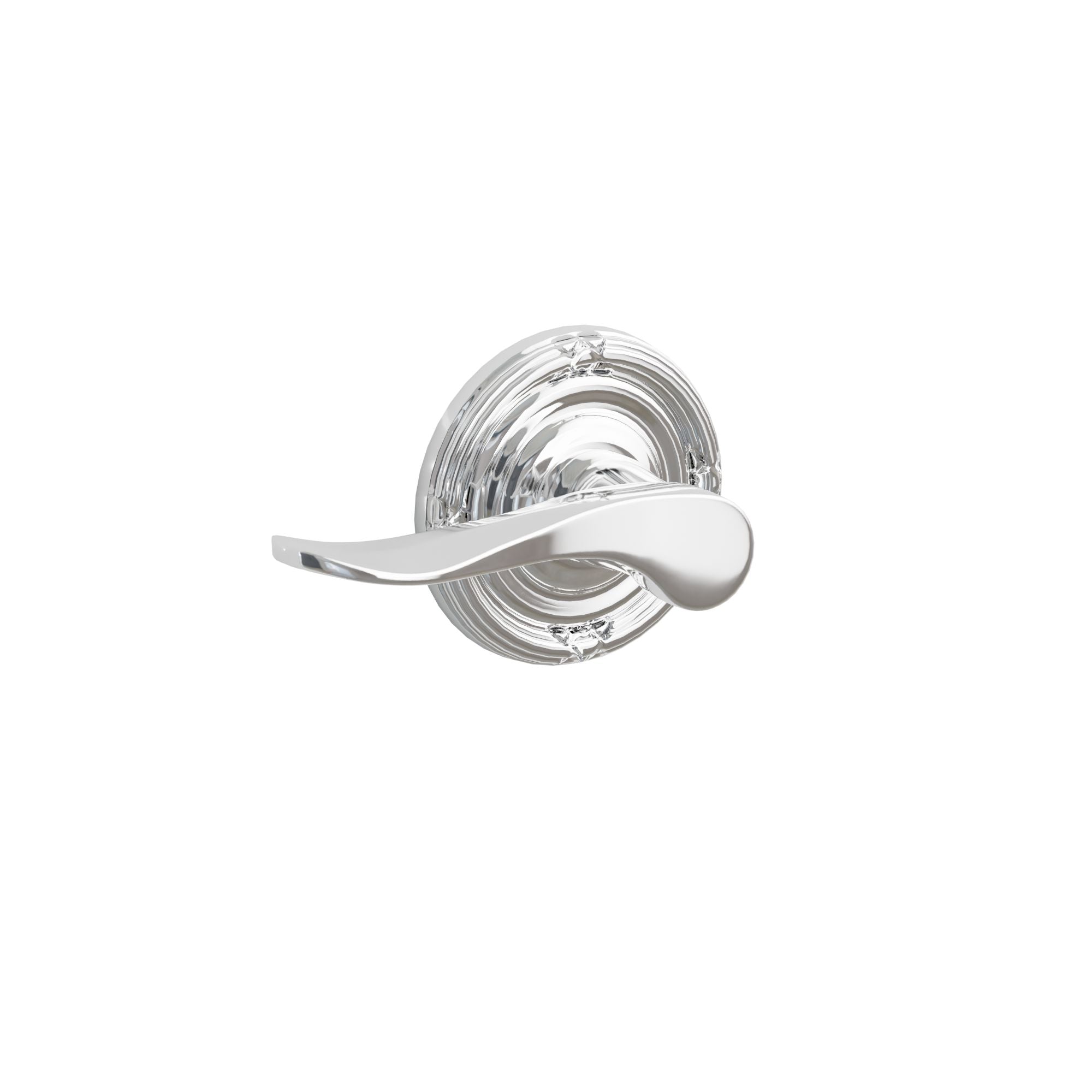 Emtek Concealed Fastener Luzern Lever Set With Ribbon & Reed