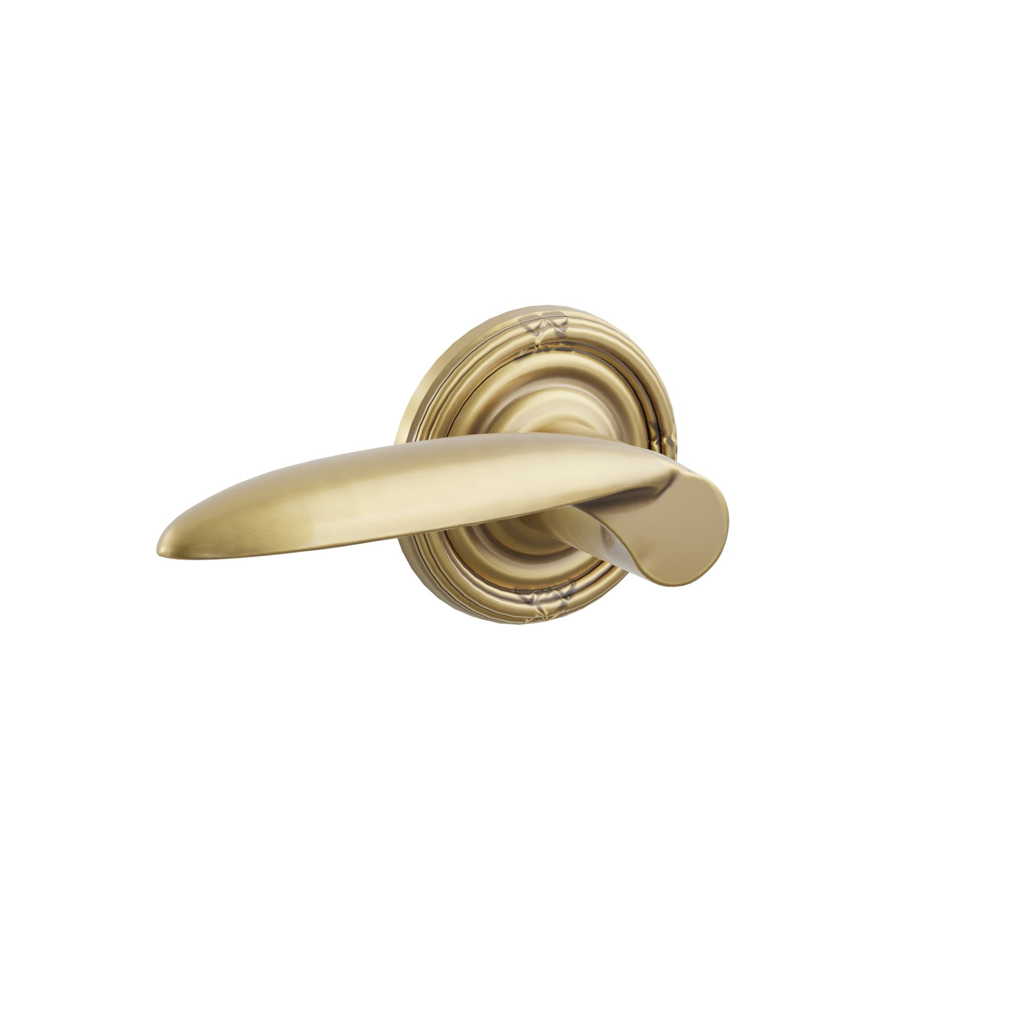 Emtek Concealed Fastener Mercury Lever Set With Ribbon & Reed