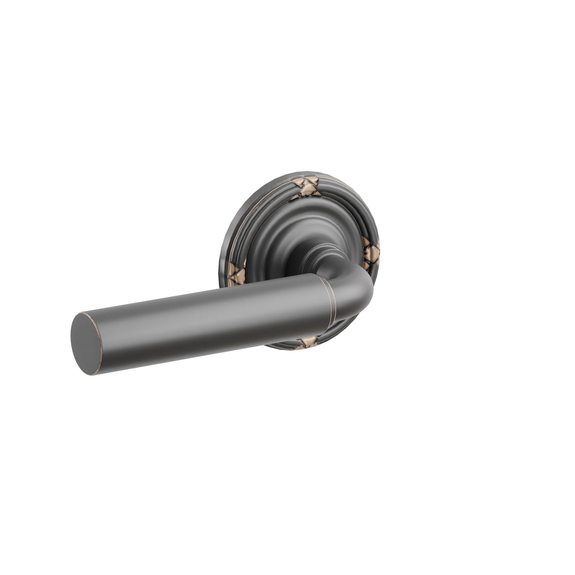 Emtek Manning Lever Set with Ribbon & Reed