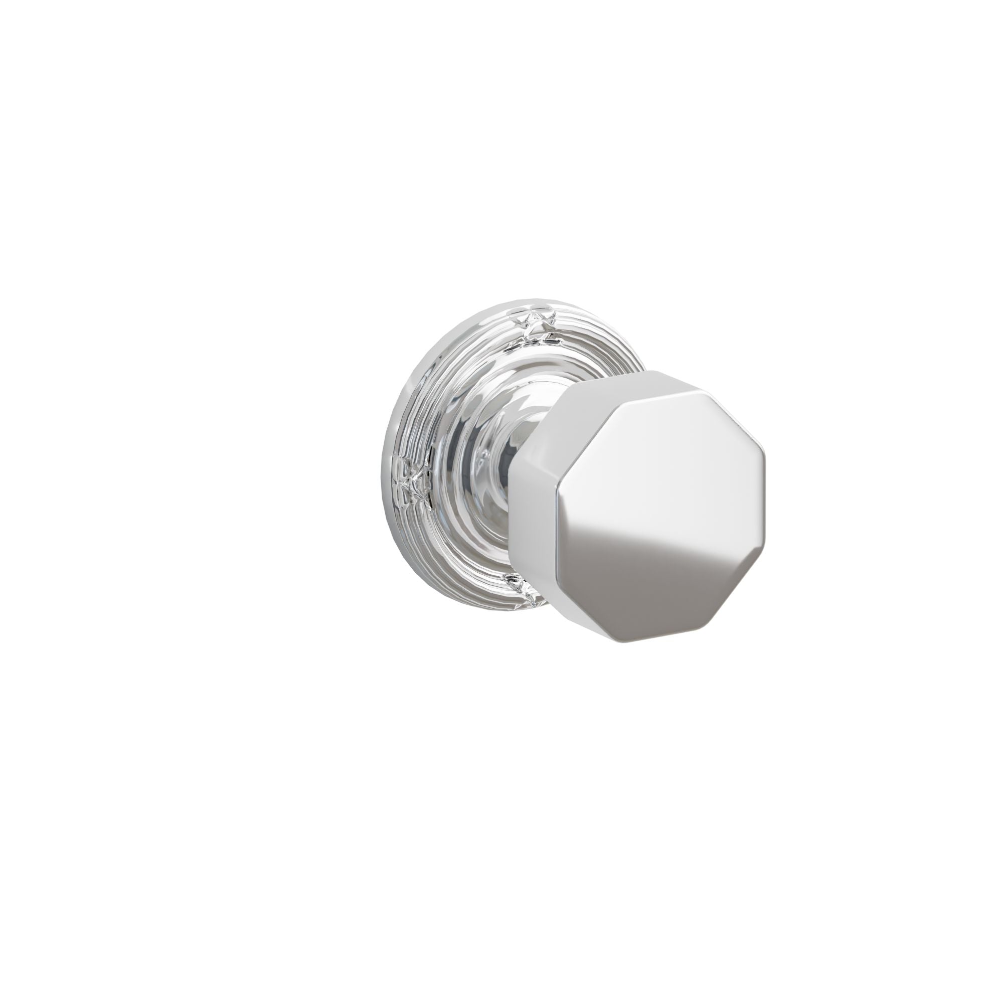 Emtek Concealed Fastener Octagon Knob Set With Ribbon & Reed