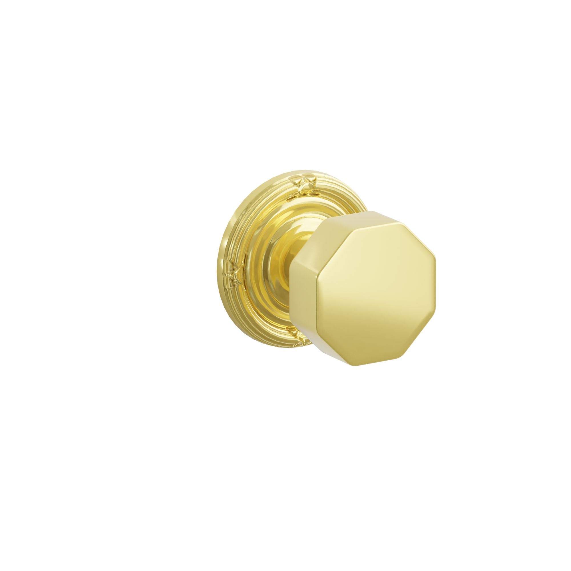 Emtek Octagon Knob Set with Ribbon & Reed