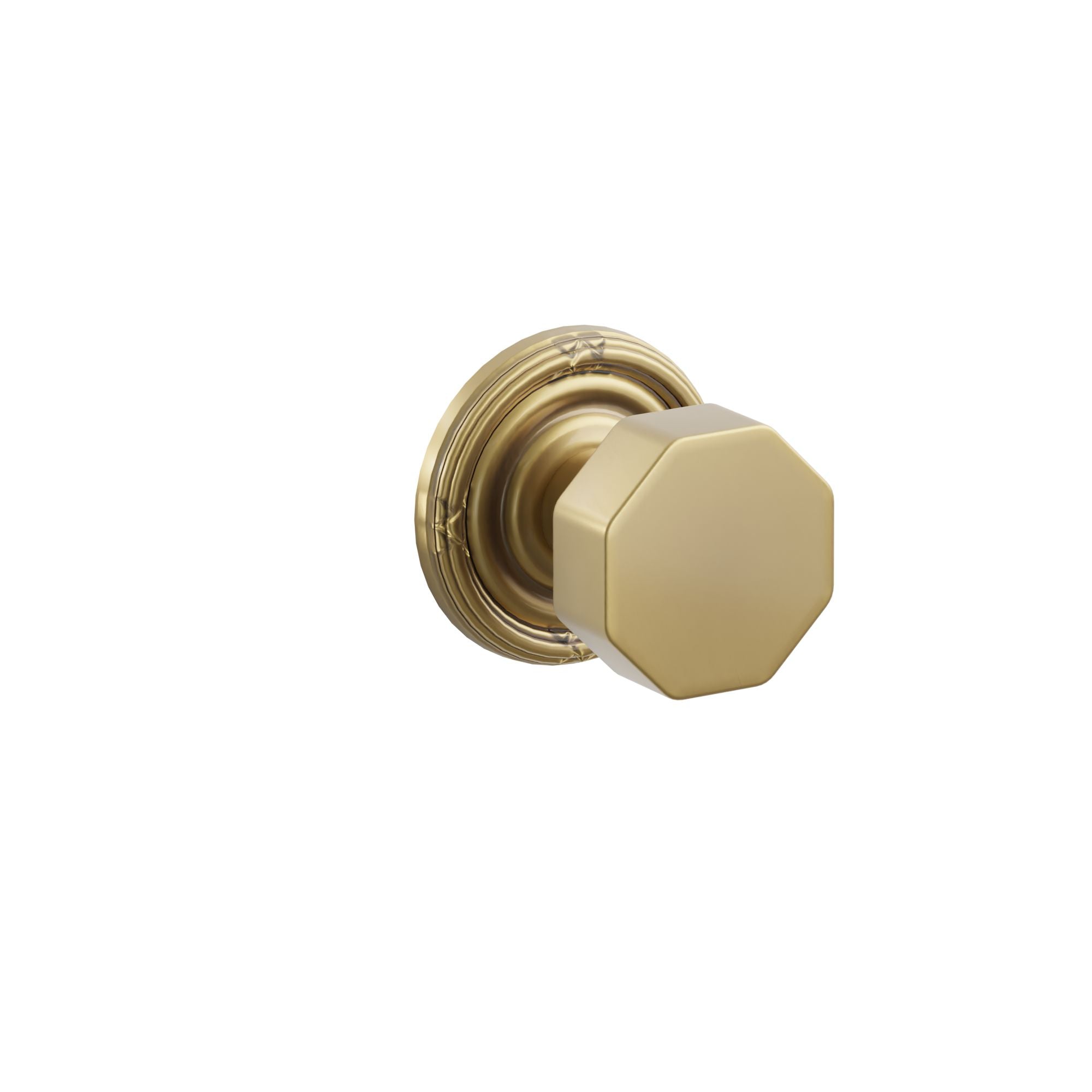 Emtek Octagon Knob Set with Ribbon & Reed