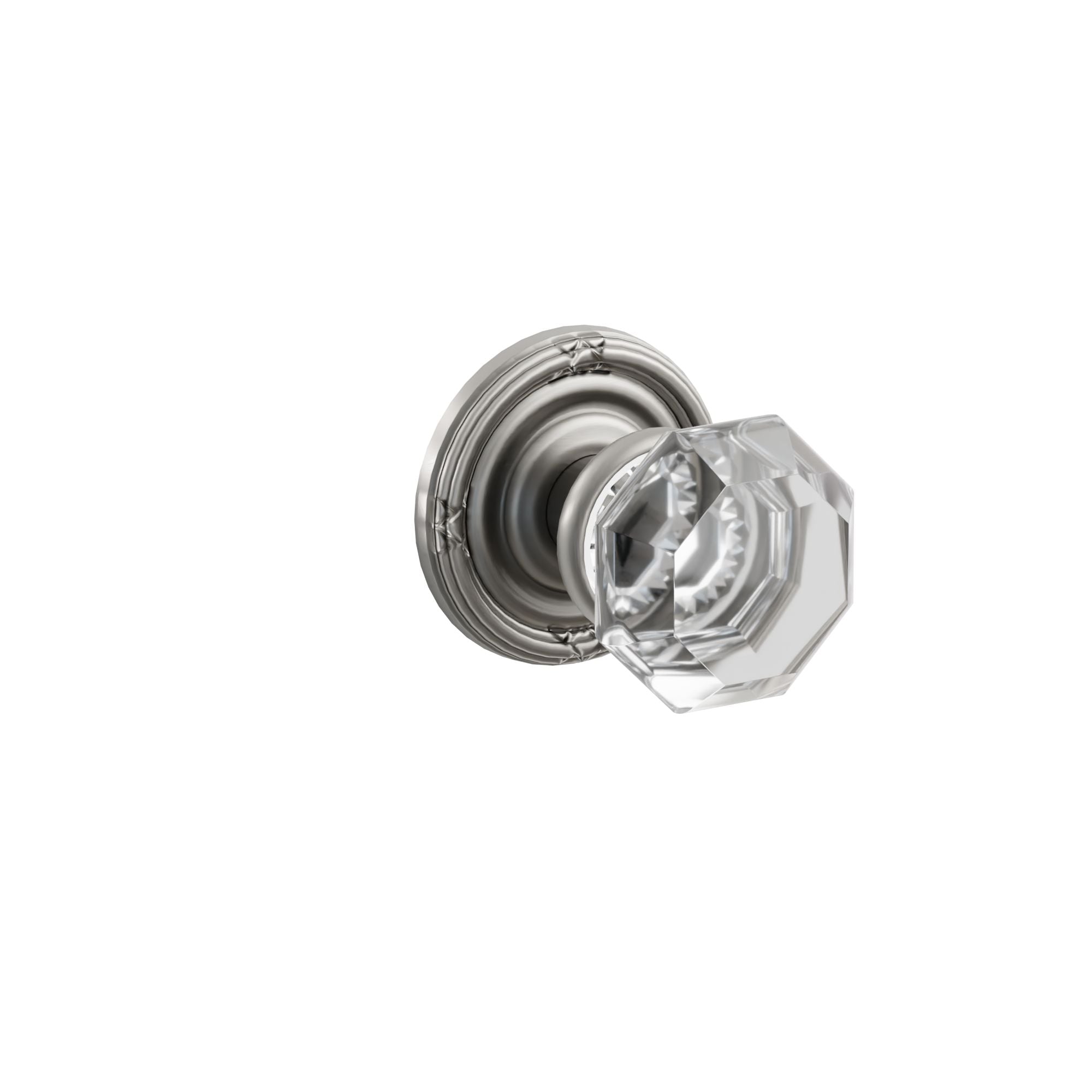 Emtek Concealed Fastener Old Town Knob Set with Ribbon & Reed