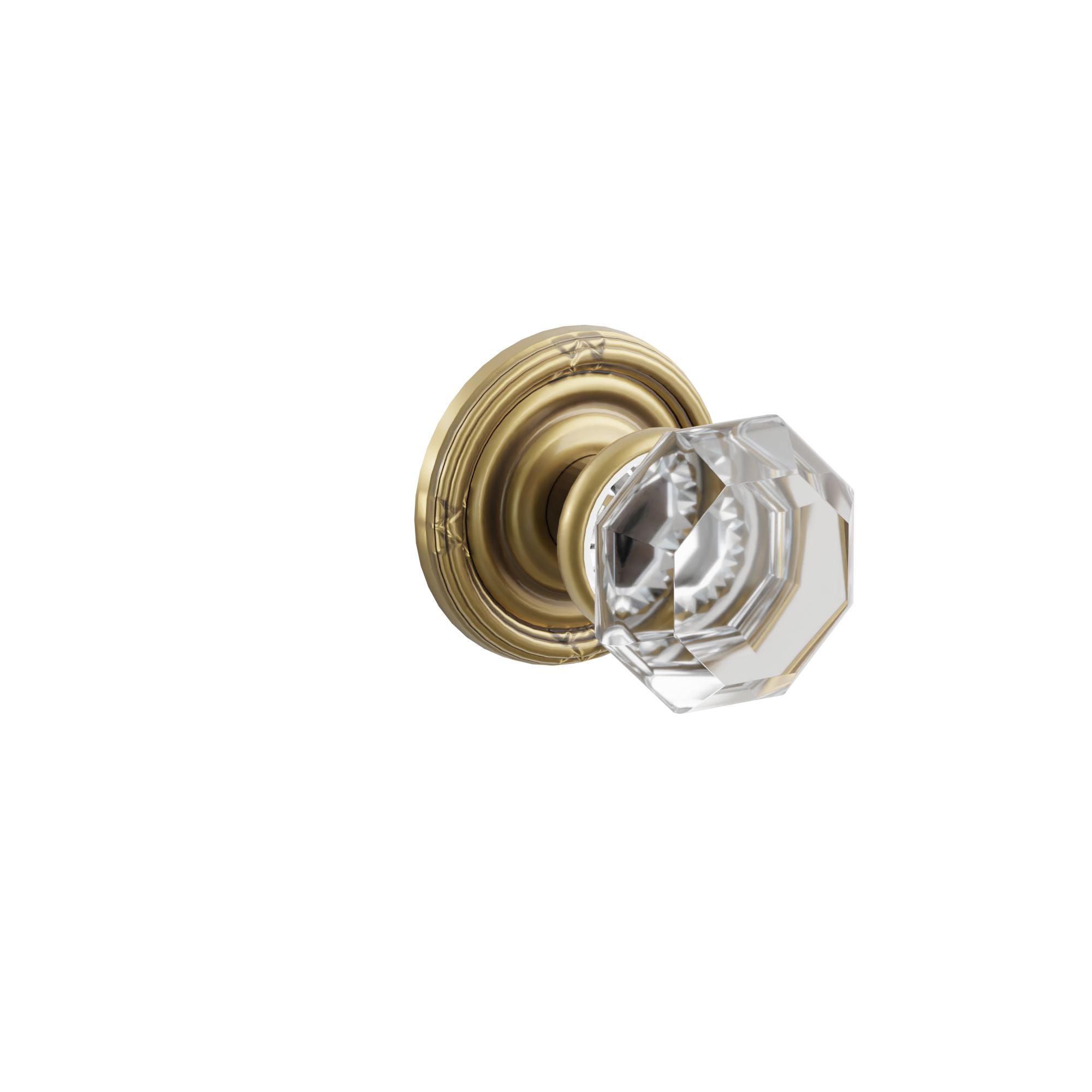 Emtek Concealed Fastener Old Town Knob Set with Ribbon & Reed