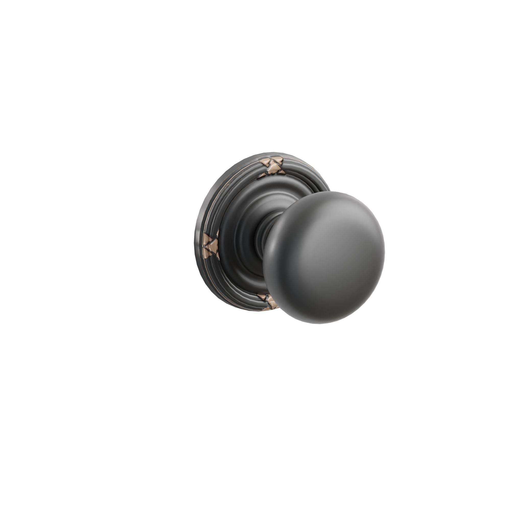 Emtek Concealed Fastener Providence Knob Set with Ribbon & Reed