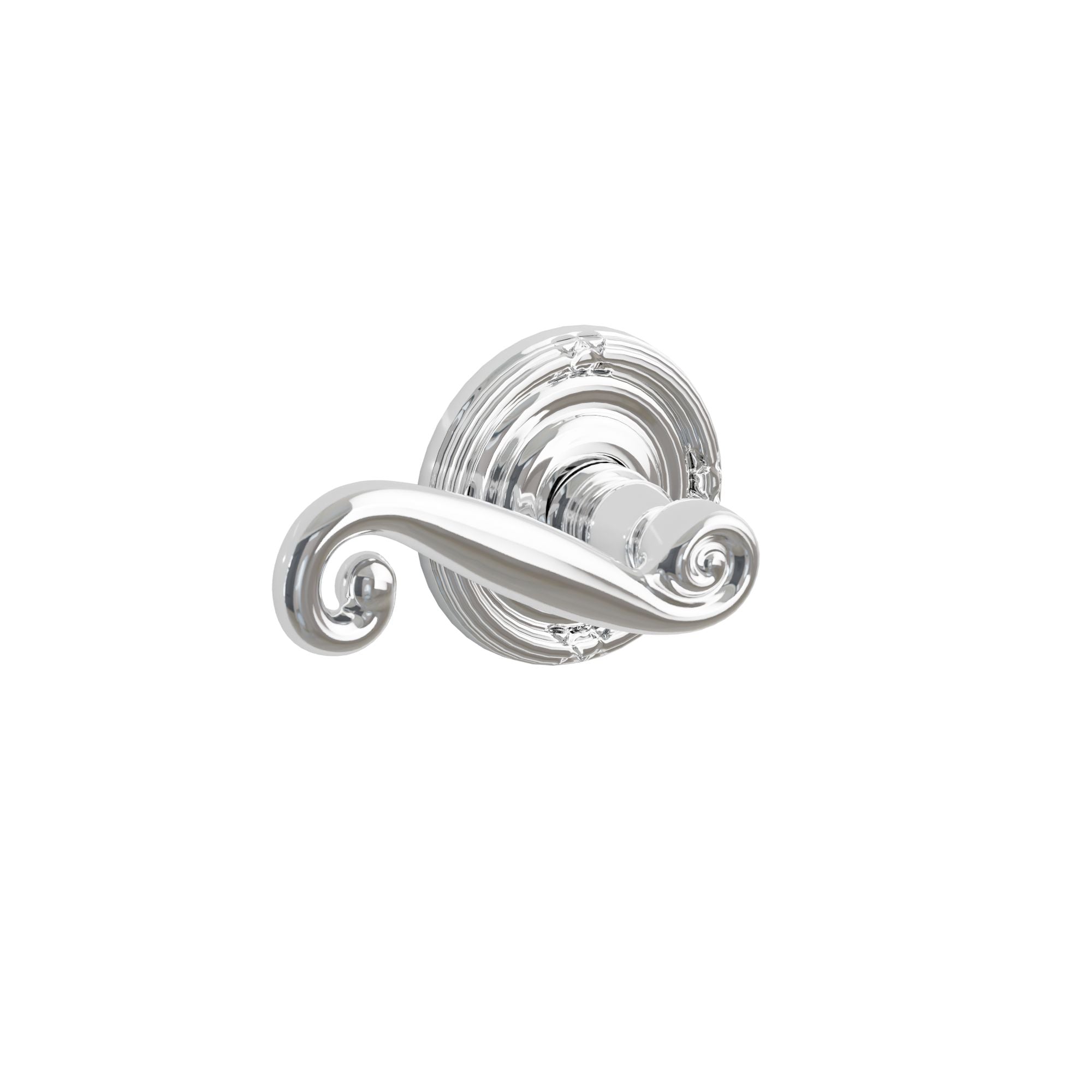 Emtek Concealed Fastener Rustic Lever Set with Ribbon & Reed