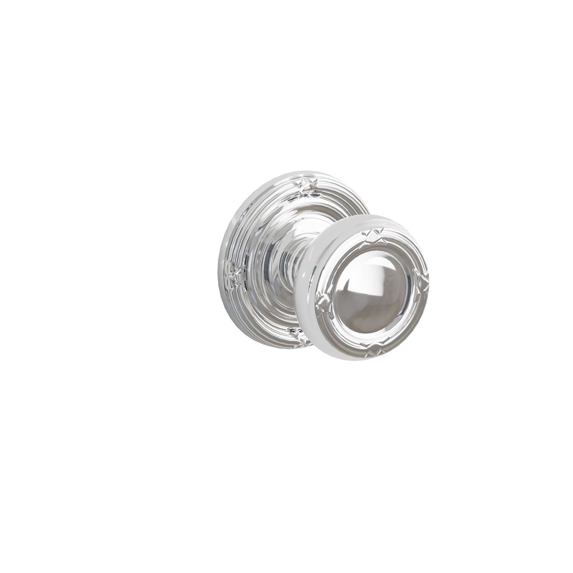 Emtek Concealed Fastener Ribbon & Reed Knob Set With Ribbon & Reed