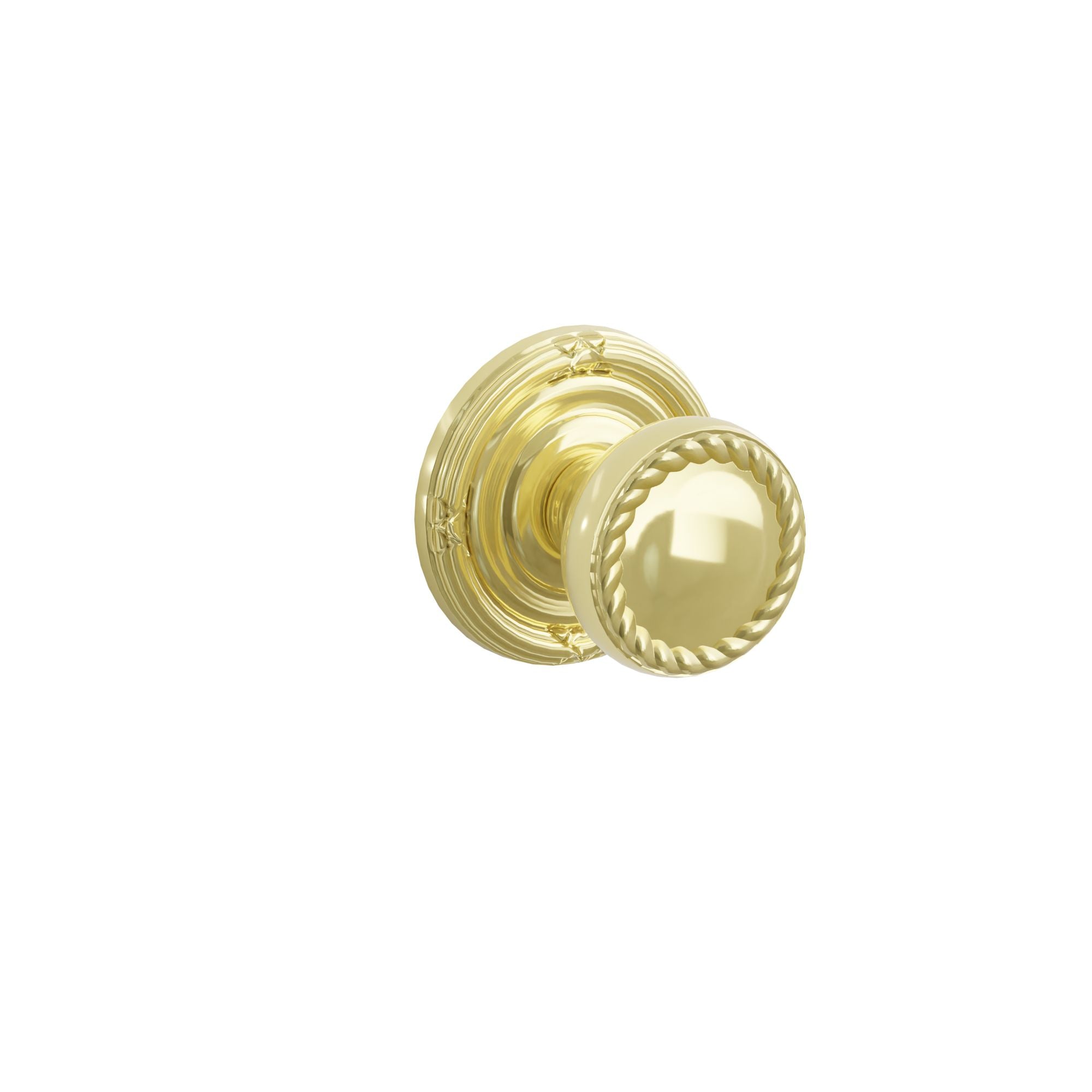 Emtek Concealed Fastener Rope Knob Set With Ribbon & Reed