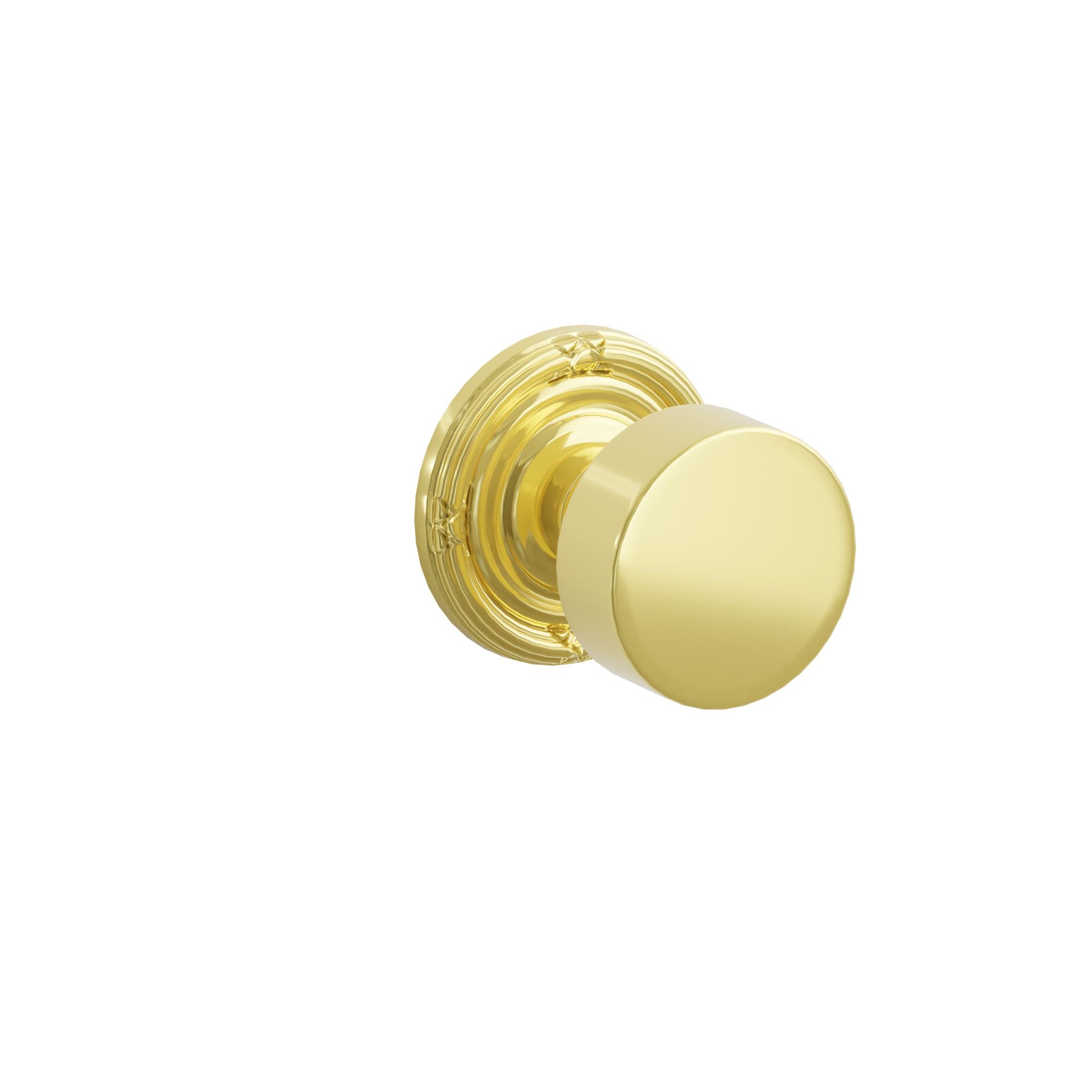 Emtek Concealed Fastener Round Knob Set With Ribbon & Reed