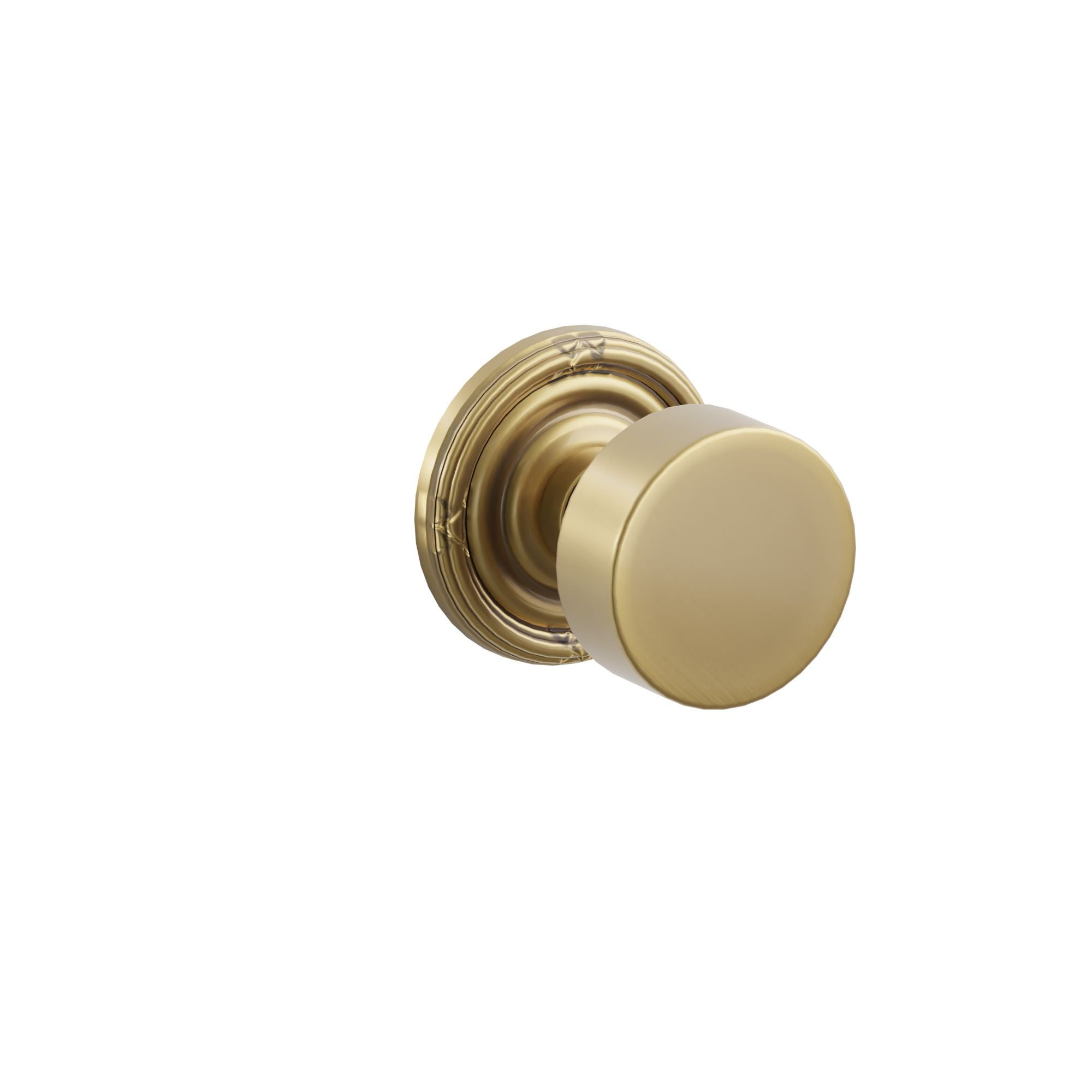 Emtek Concealed Fastener Round Knob Set With Ribbon & Reed
