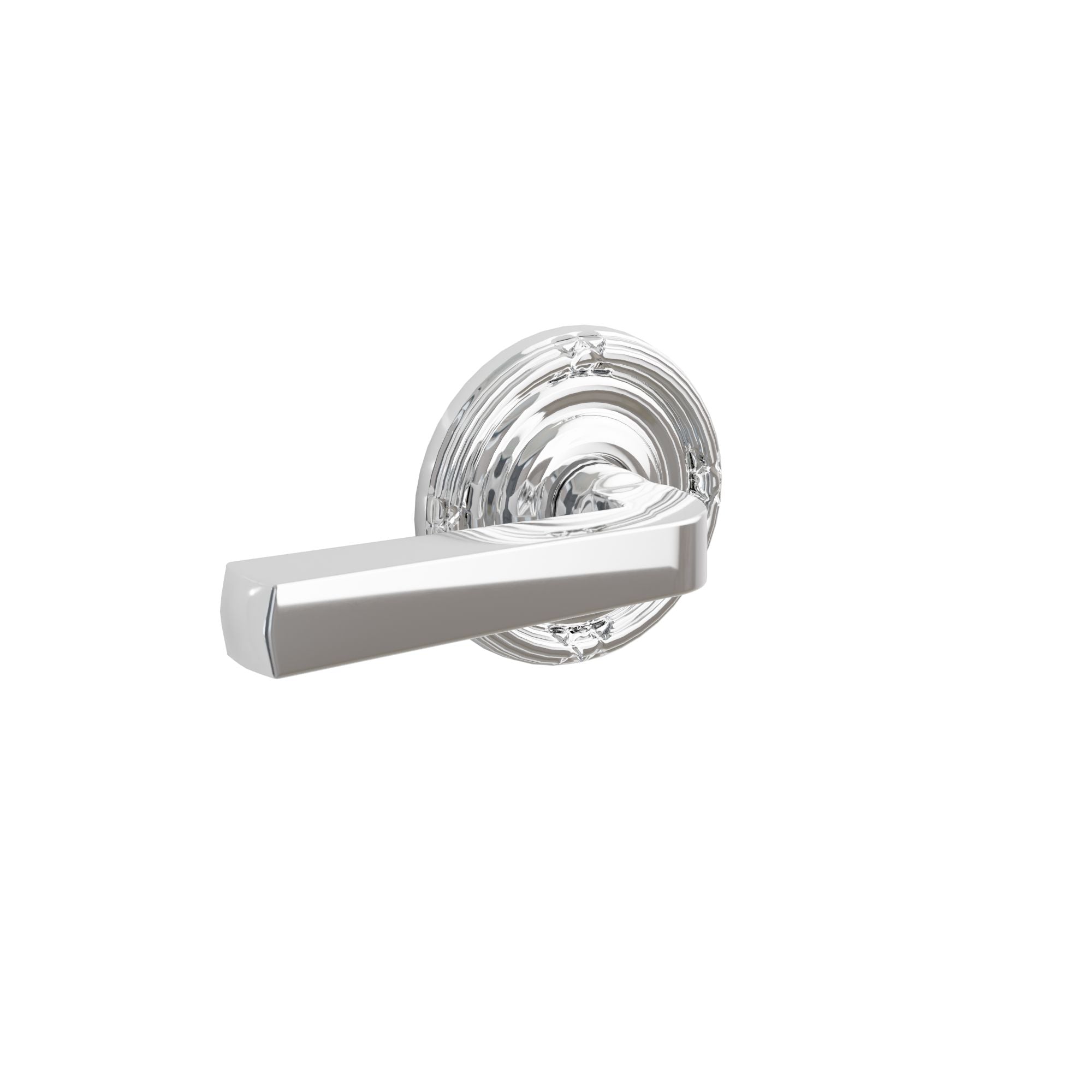 Emtek Concealed Fastener Sion Lever Set With Ribbon & Reed