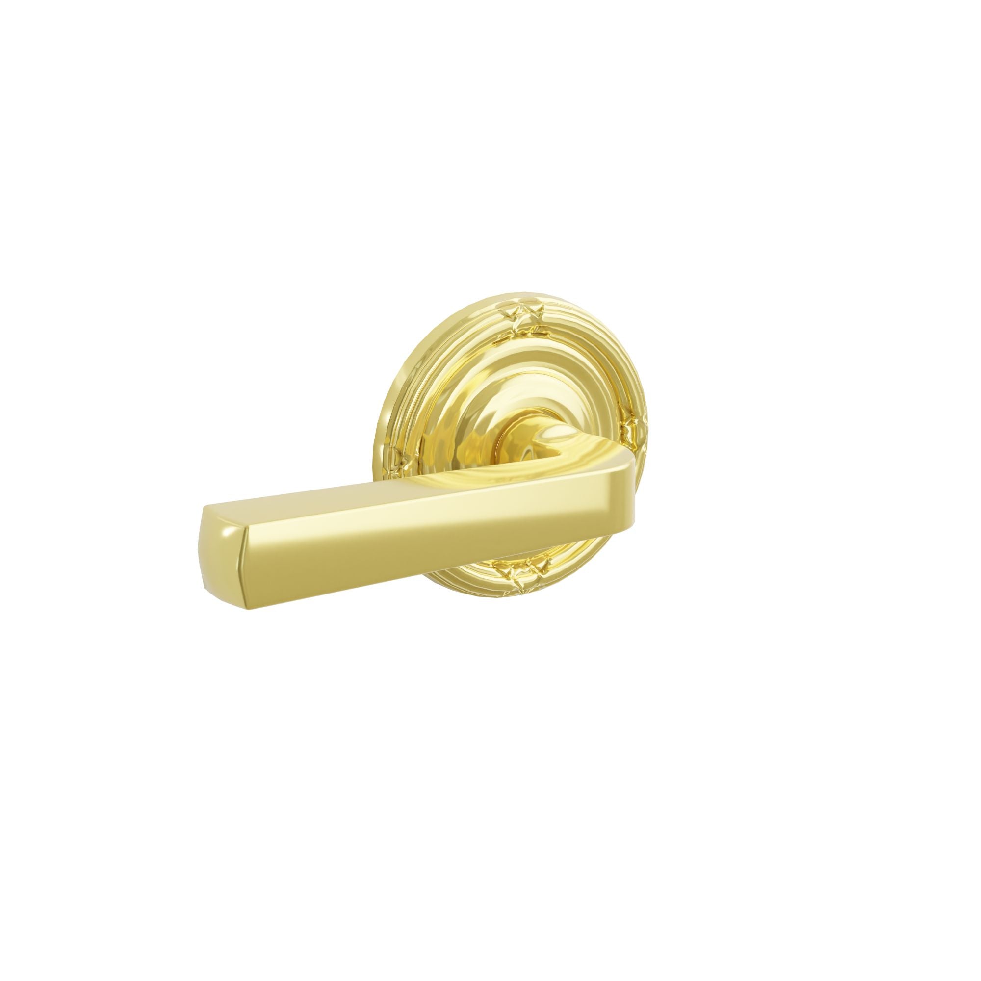 Emtek Concealed Fastener Sion Lever Set With Ribbon & Reed