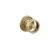 Emtek Concealed Fastener Spoke Knob Set With Ribbon & Reed